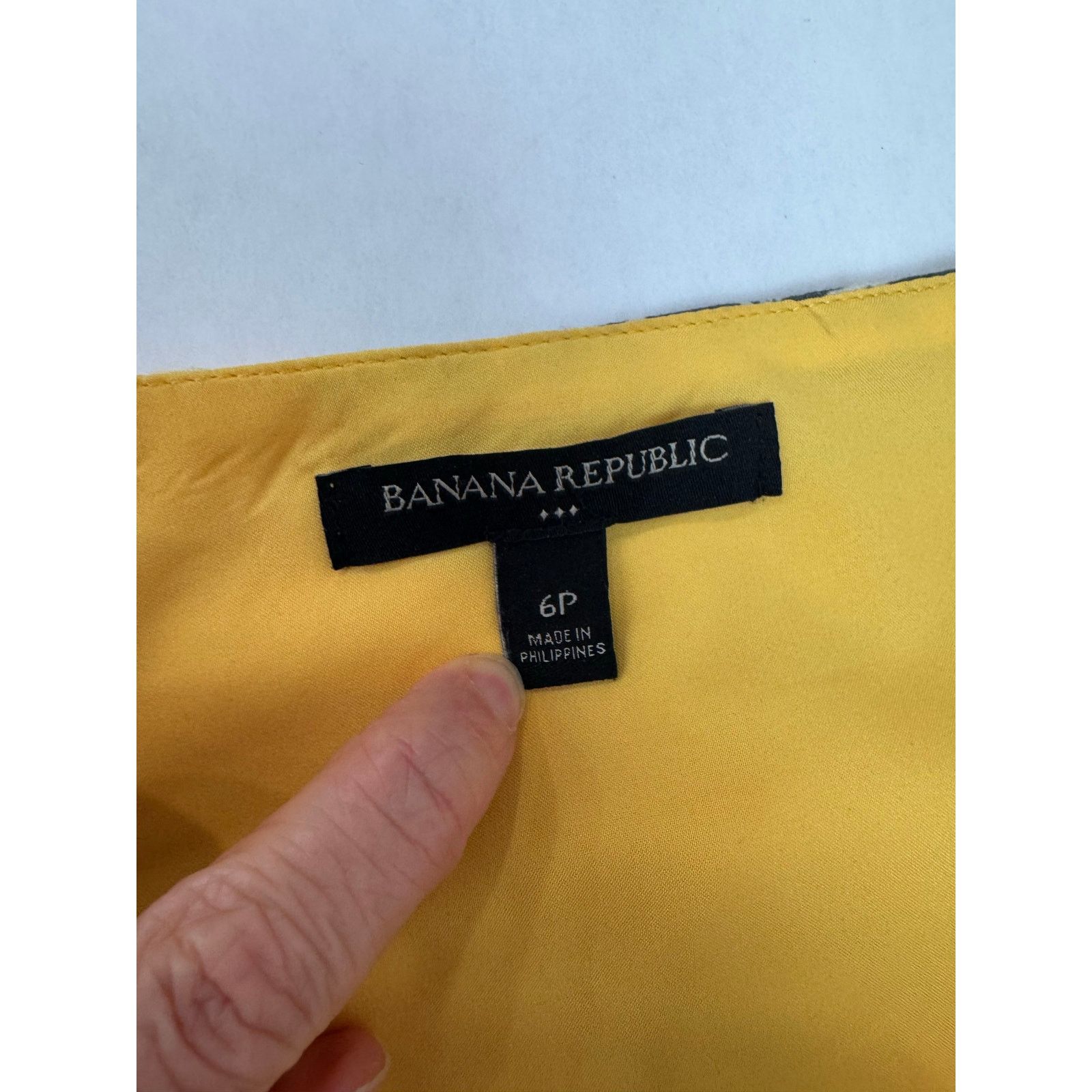 Banana Republic Floral Print Banana Republic Dress Spring Yellow Sheer 6P Size M / US 6-8 / IT 42-44 - 9 Thumbnail