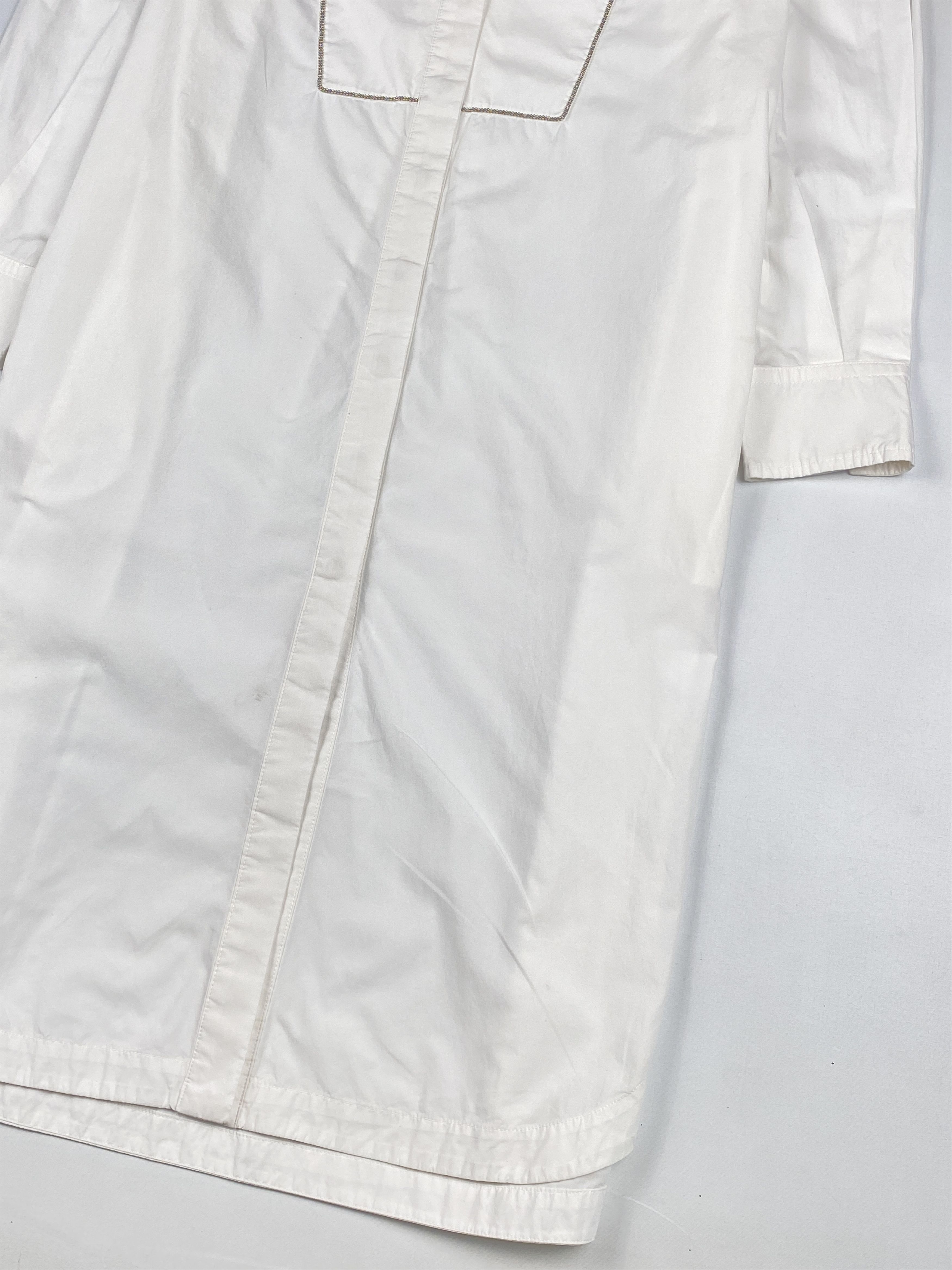Brunello Cucinelli Poplin Shirt Dress Size XS / US 0-2 / IT 36-38 - 7 Thumbnail