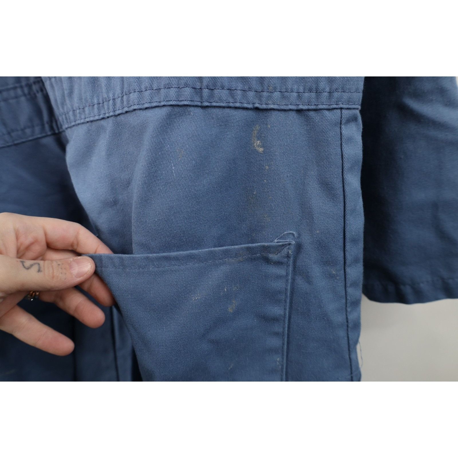 Vintage Vintage 70s 80s Streetwear Distressed Wide Leg Coveralls Size US 38 / EU 54 - 13 Thumbnail