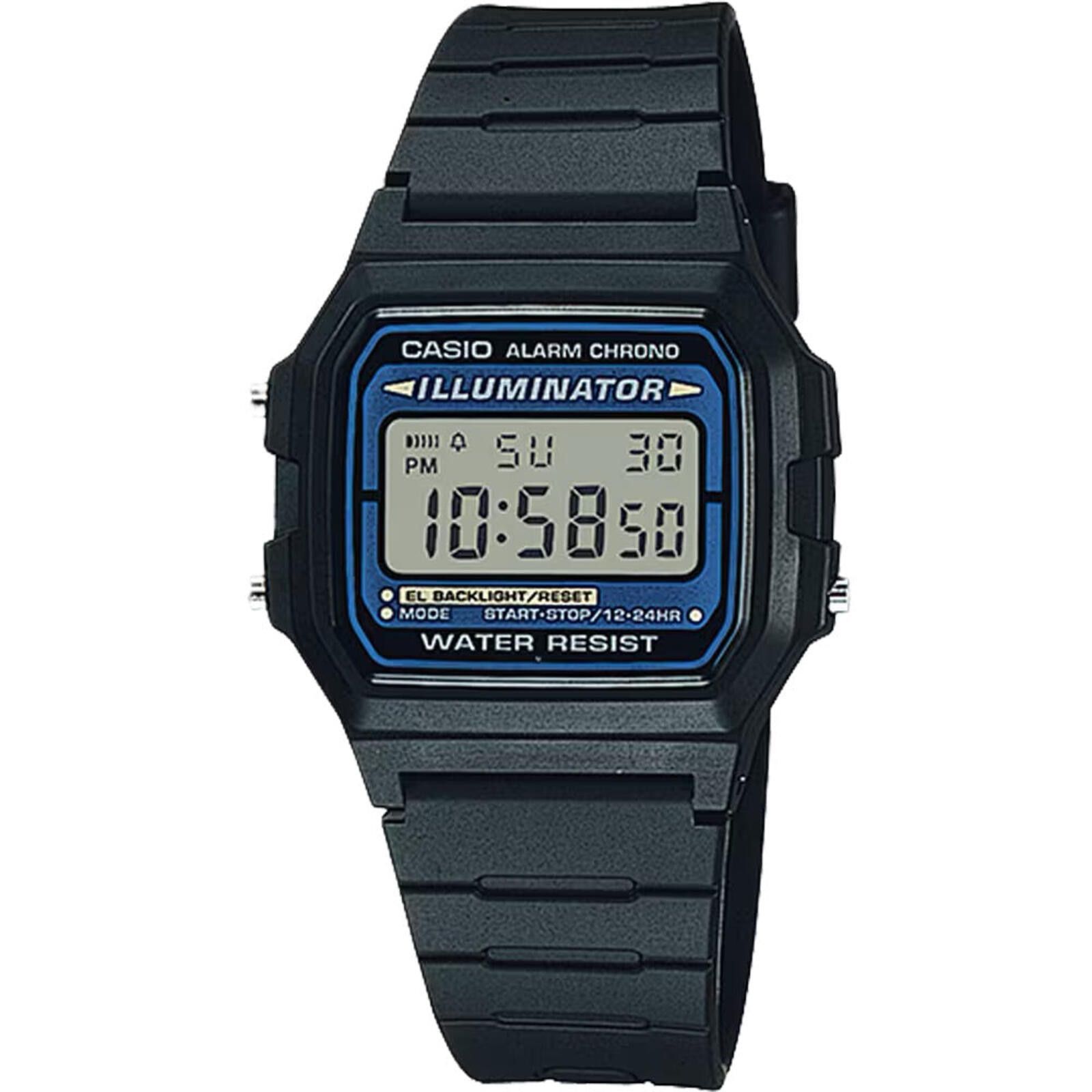 Casio Casio Men's Illuminator Watch Backlight - F-105W-1A Size ONE SIZE - 1 Preview