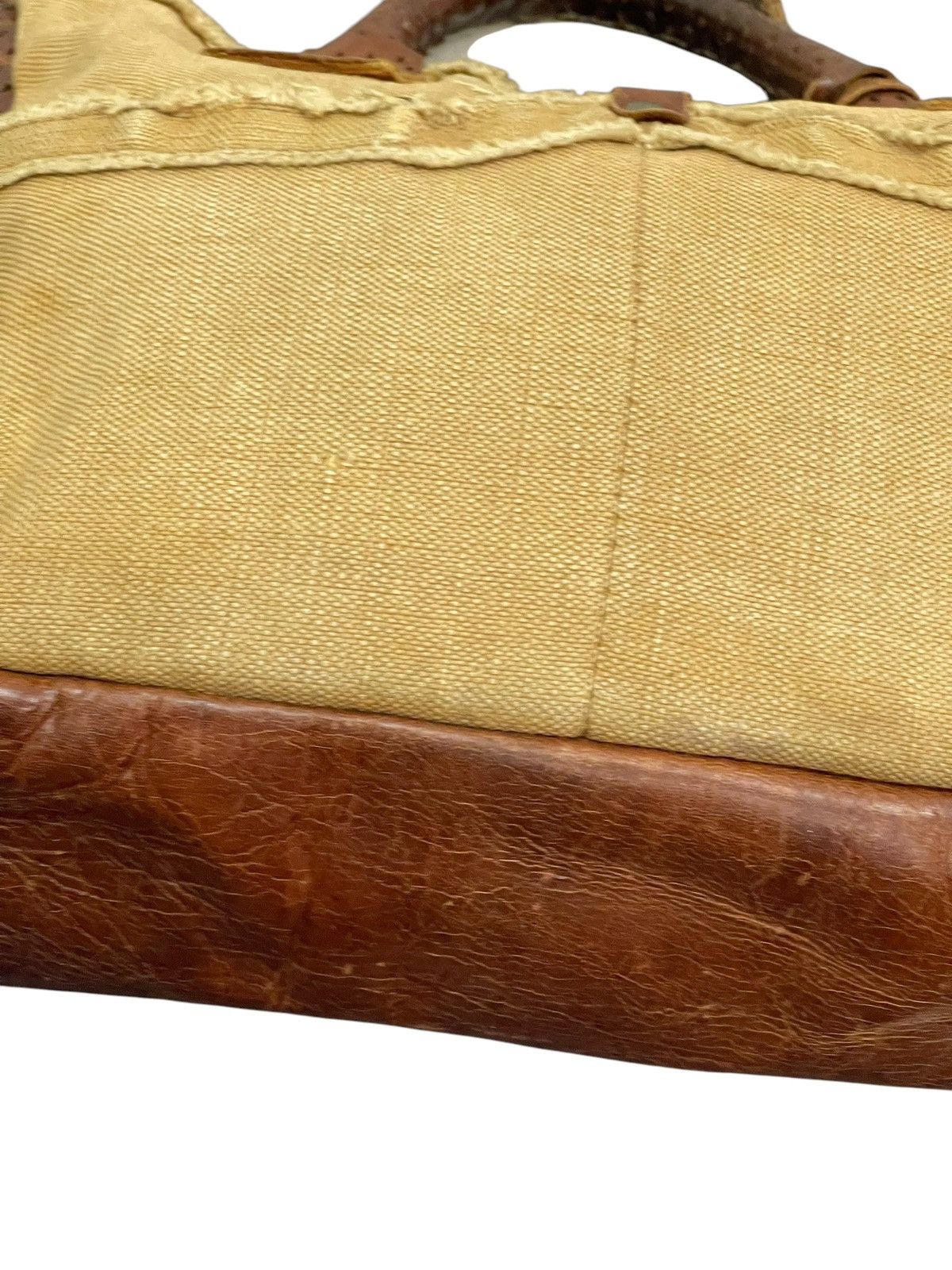 Genuine Leather Leather Cotton Duck Compora Japan Cute Tote Bag 1🟩4 Size ONE SIZE - 14 Thumbnail