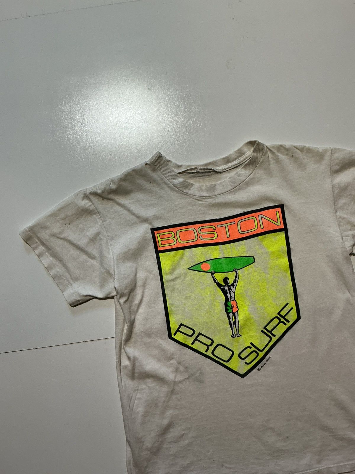 Vintage Vintage 90s Boston Pro Surf Pulse Sport Surfboard T-Shirt Size US S / EU 44-46 / 1 - 3 Thumbnail