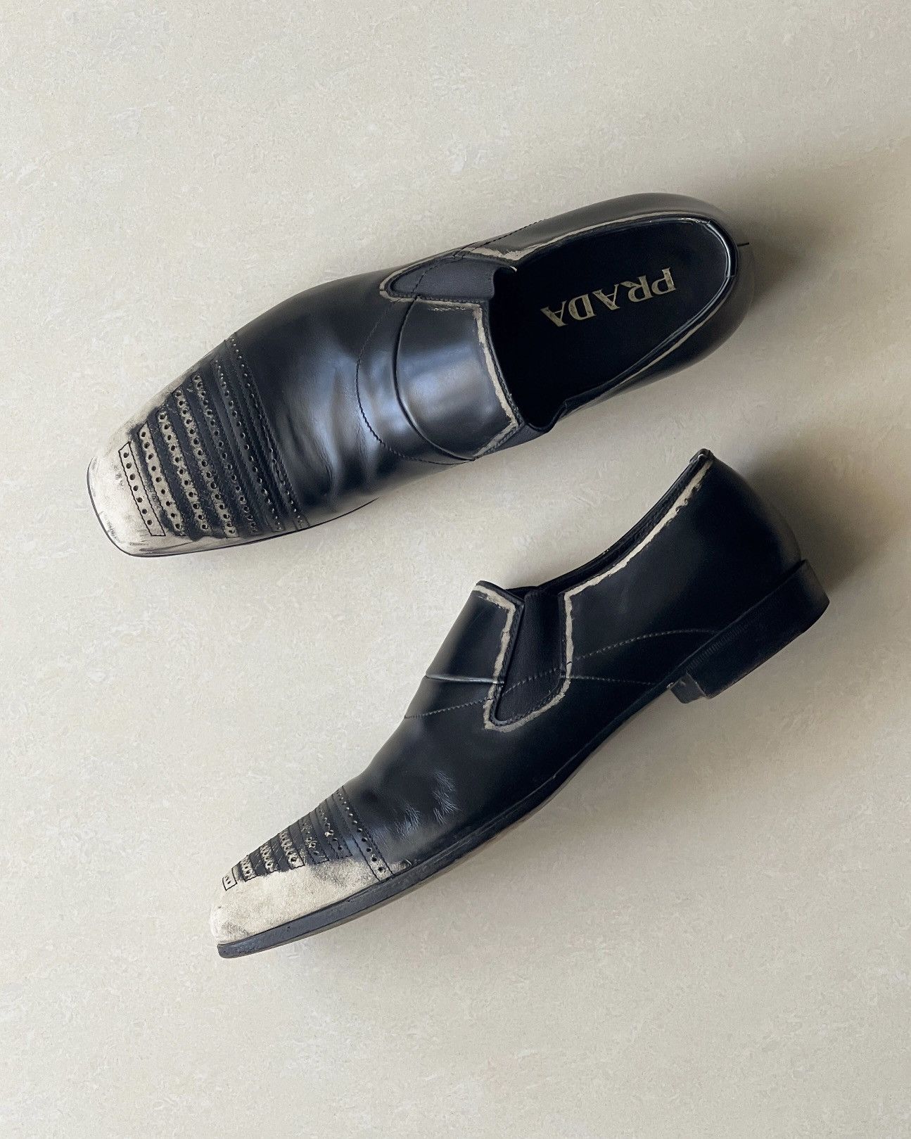 Prada FW07 Prada distressed loafers Size US 9.5 / EU 42-43 - 5 Thumbnail