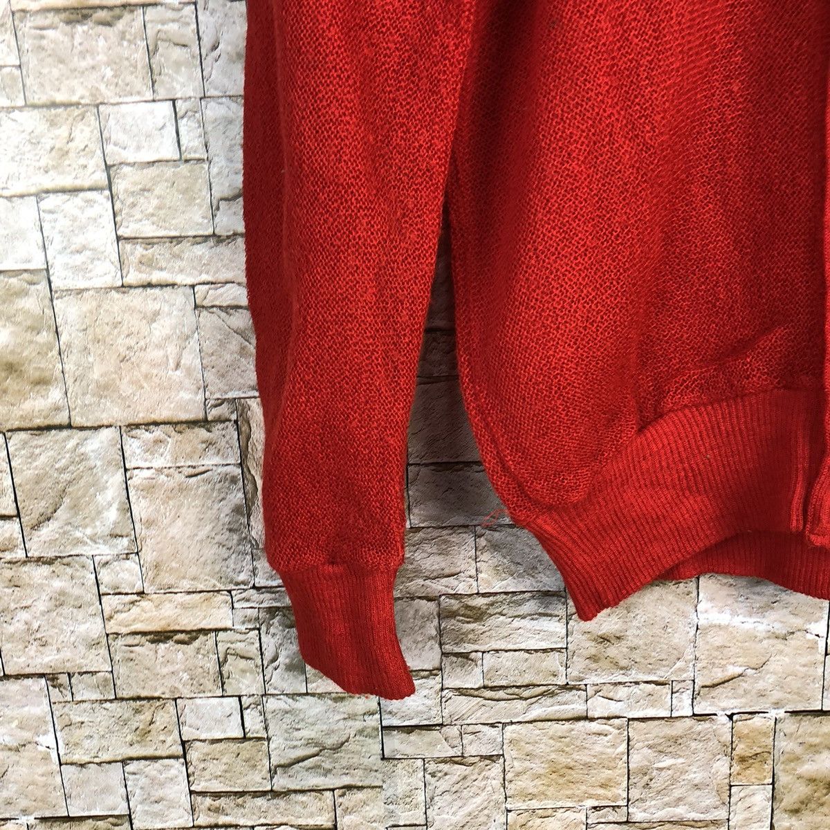 Vintage Boorges Red japan vintage Cardigan Knitwear #A778 Size US M / EU 48-50 / 2 - 7 Thumbnail