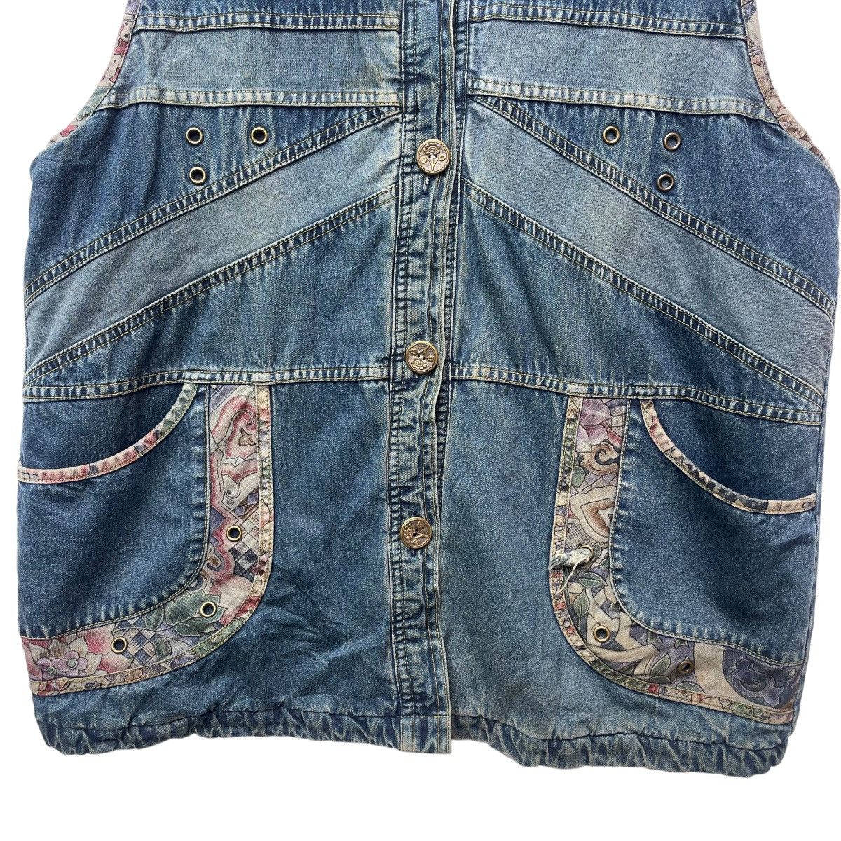 Japanese Brand Japanese Brand Denim Vest Jacket Size M / US 6-8 / IT 42-44 - 4 Thumbnail