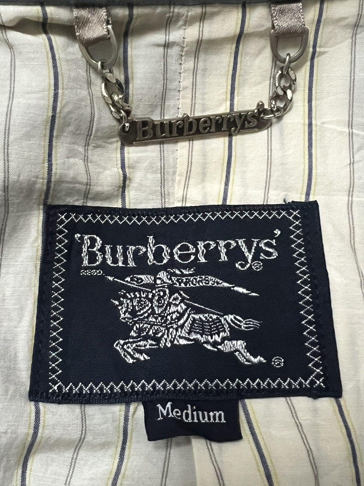 Burberry × Burberry Prorsum Burberry vintage zipper jacket grey medium size Size US M / EU 48-50 / 2 - 5 Thumbnail