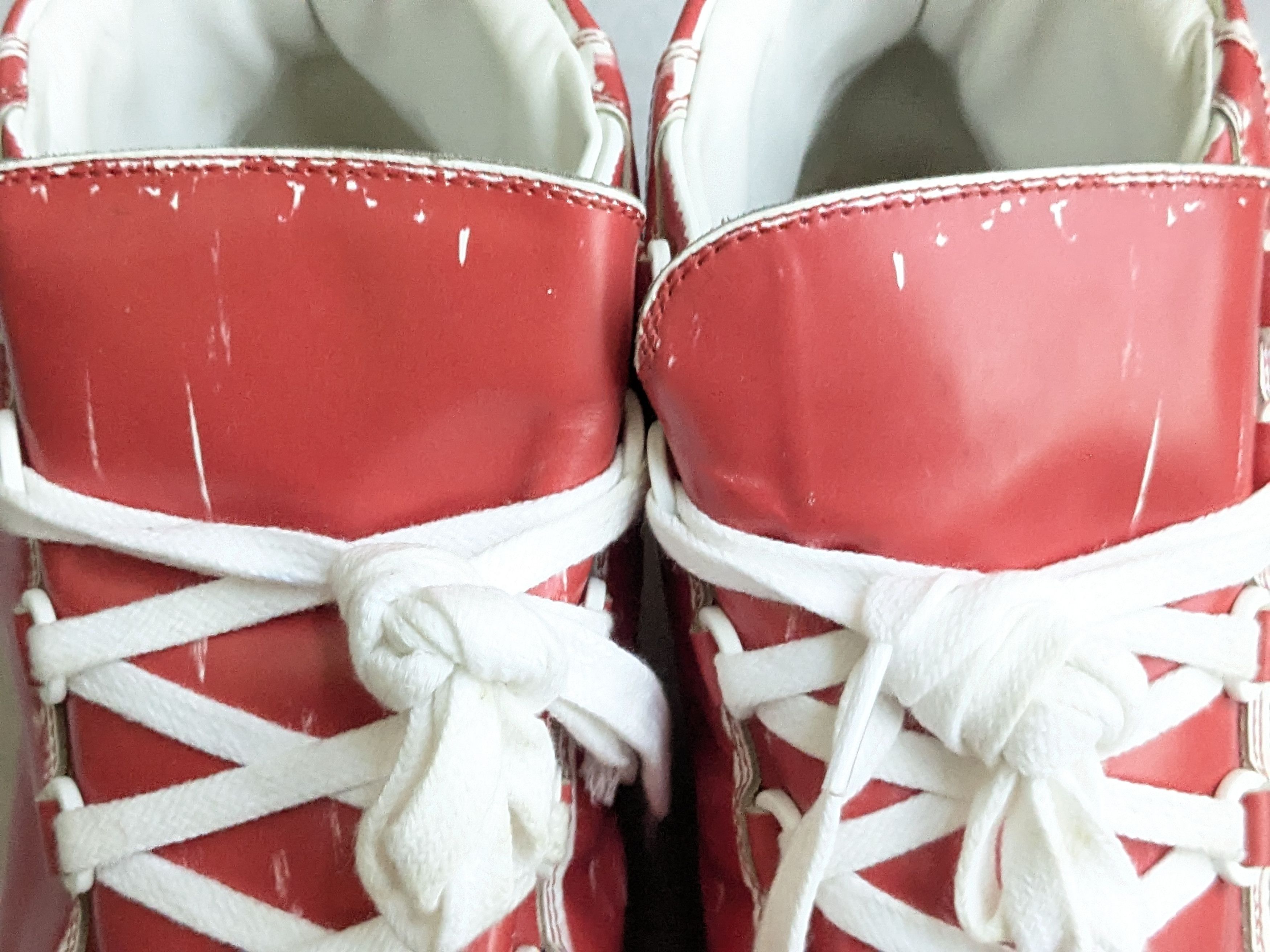 Balenciaga Balenciaga Arena Sneakers Red White 10 High Tops Leather Size US 10 / EU 43 - 5 Thumbnail