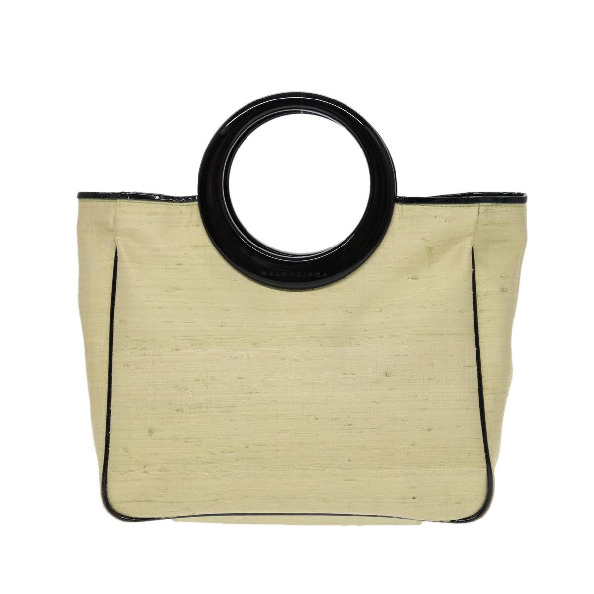 Balenciaga City Yellow Canvas Handbag (Pre-Owned) Size ONE SIZE - 1 Thumbnail