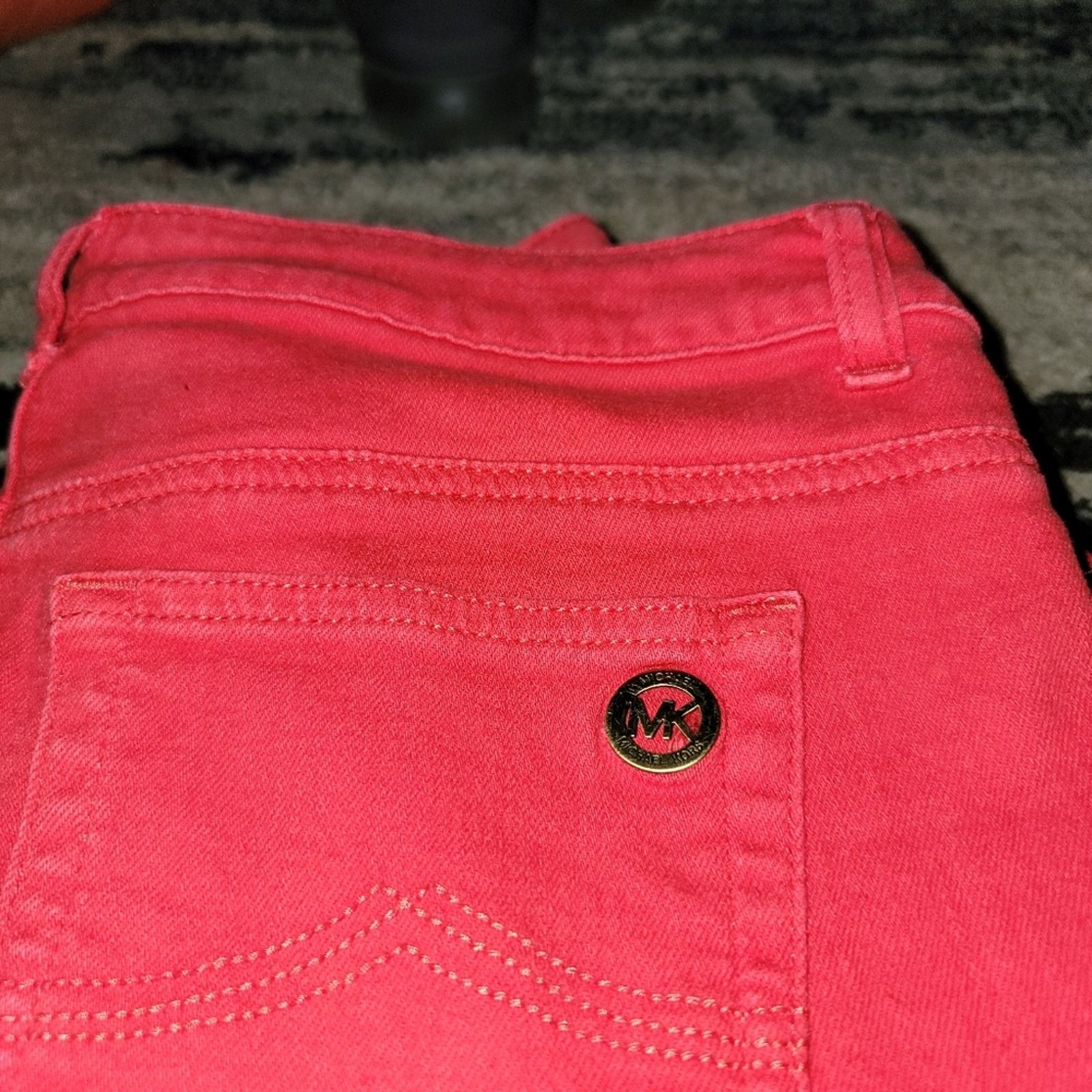 Michael Kors MICHAEL KORS Sea coral izzy skinny jeans - 4 PULL Size 28" / US 6 / IT 42 - 8 Thumbnail