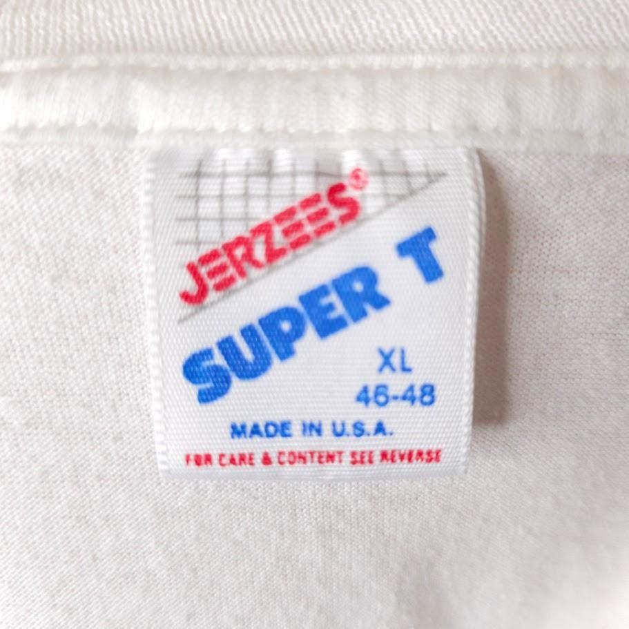 Jerzees Vintage Freeport Bahamas T Shirt Mens Size XL White 90s Sail Size US XL / EU 56 / 4 - 6 Thumbnail