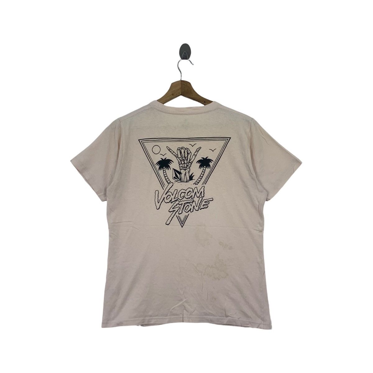 Volcom VOLCOM STONE SKATEBOARD Bones Skull Sun Faded Tee Shirt Size US M / EU 48-50 / 2 - 4 Thumbnail