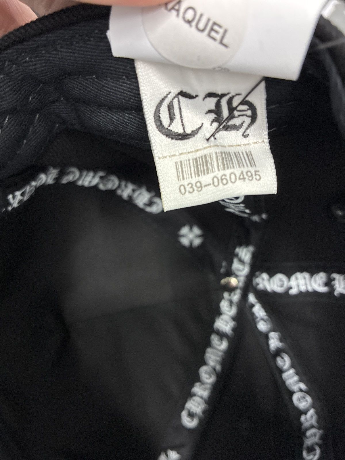Chrome Hearts CHROME HEARTS VERTICAL BASEBALL CAP Size ONE SIZE - 6 Thumbnail