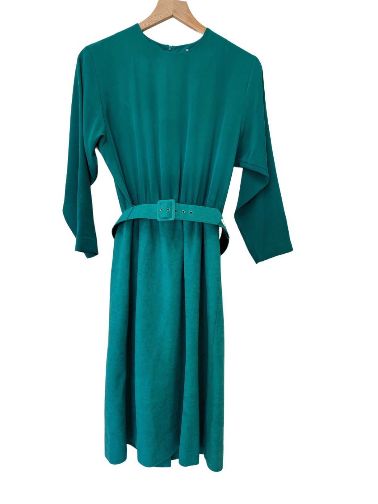 Vintage Around Town women’s M vintage 70s emerald green dress belt Size M / US 6-8 / IT 42-44 - 1 Thumbnail