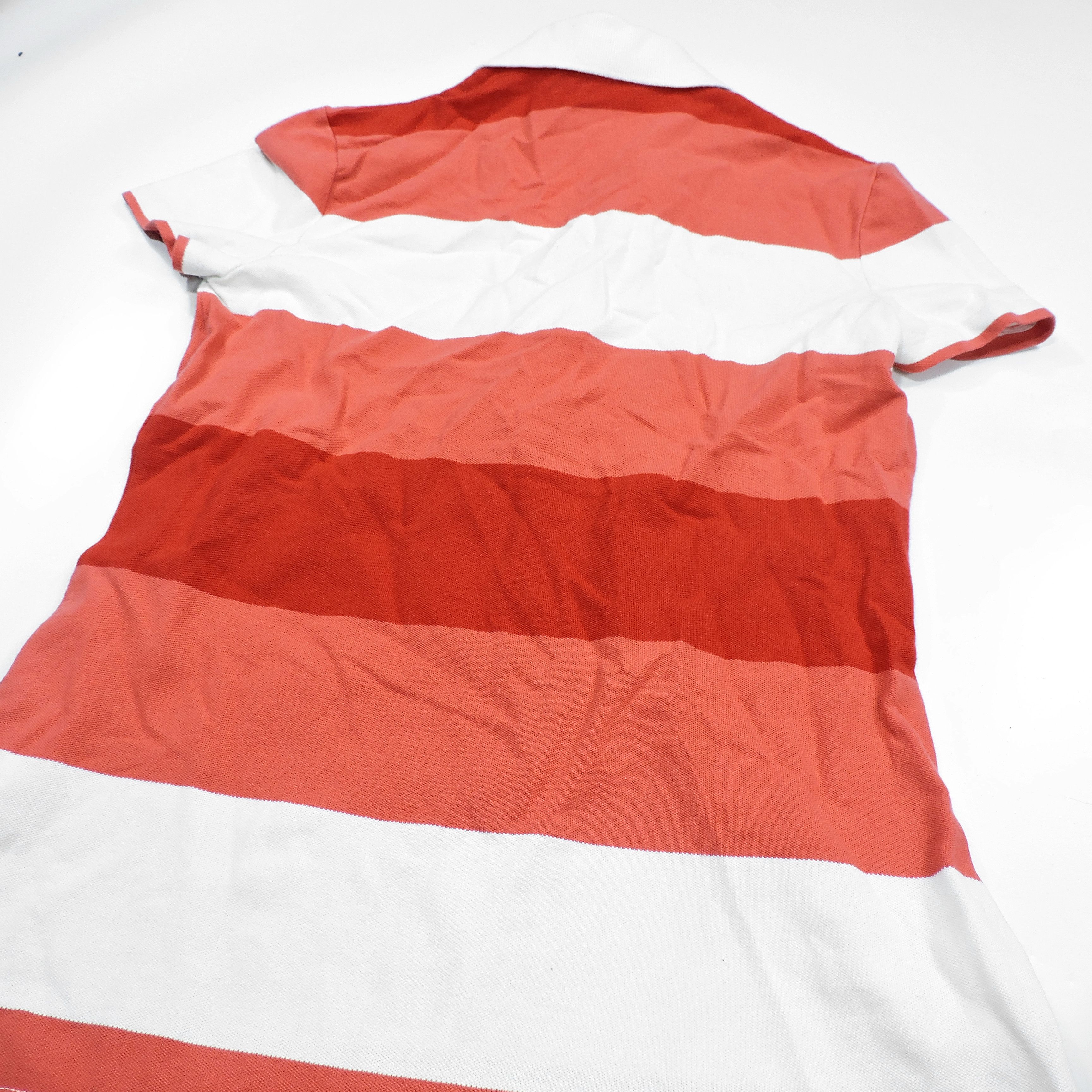 Tommy Hilfiger TOMMY HILFIGER VNECK STRIPED POLO SHIRT Size S / US 4 / IT 40 - 9 Thumbnail
