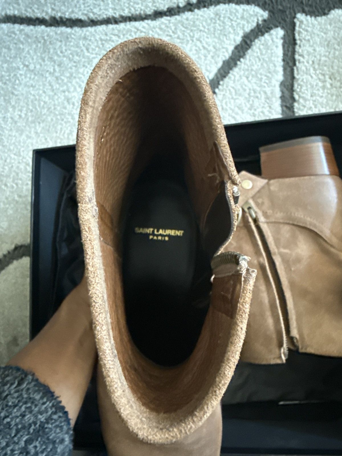 Saint Laurent Paris Wyatt Saint Laurent Chelsea Boot Size US 10.5 / EU 43-44 - 3 Thumbnail