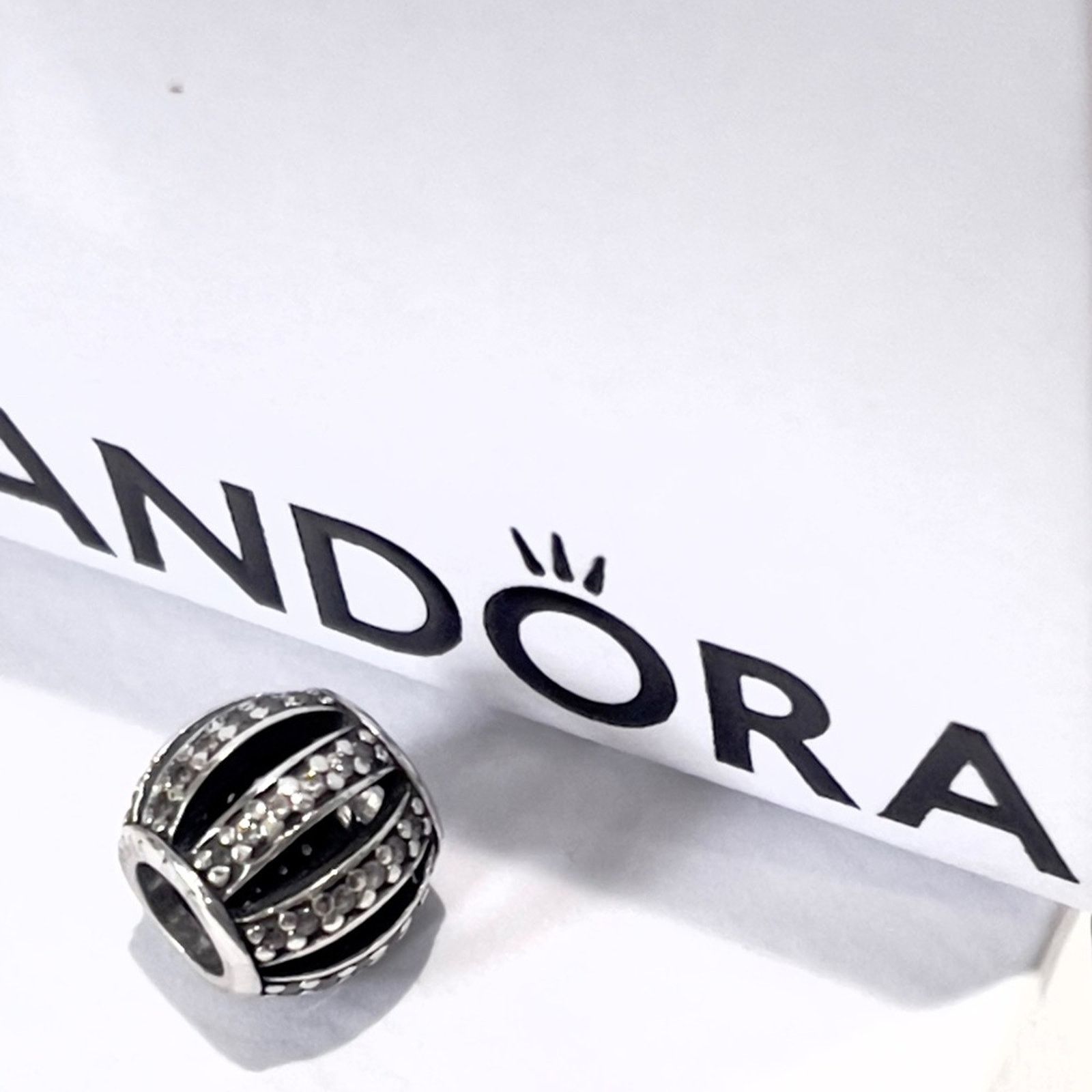 pandora PANDORA Sterling Silver Leading Lady Open Works CZ Charm Size ONE SIZE - 5 Thumbnail