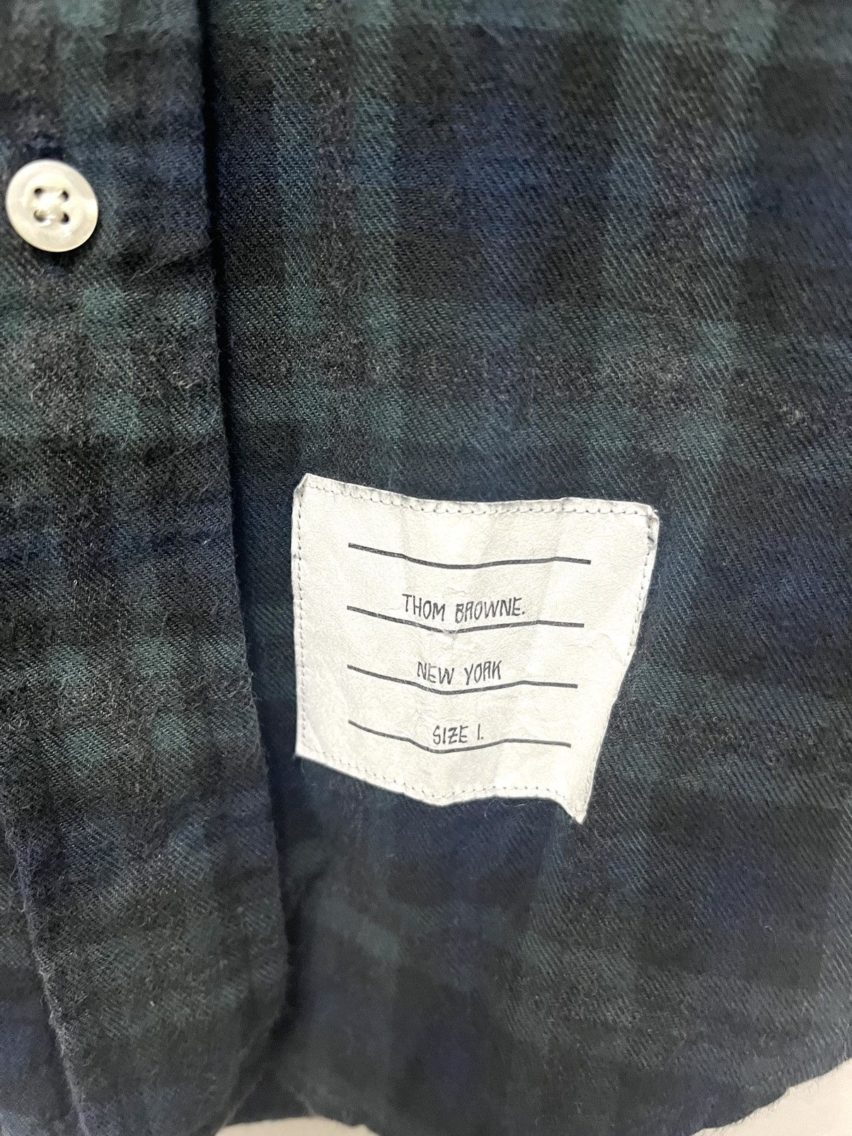 Thom Browne Thom Browne Flannel Shirt ButtonDown Size US M / EU 48-50 / 2 - 5 Thumbnail