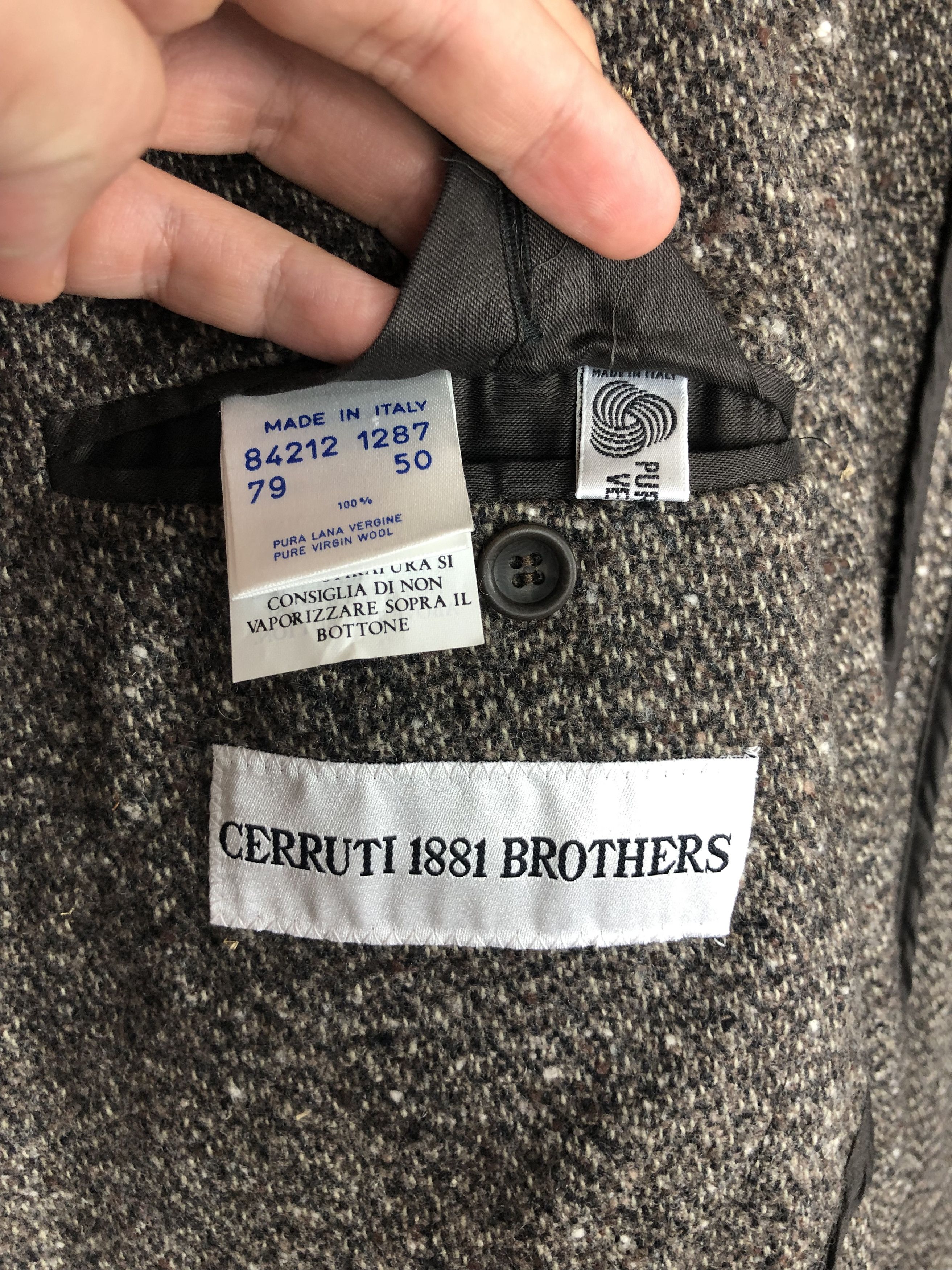 Cerruti 1881 Cerutti 1881 Brothers Wool Blazer Jacket Brown size 50 Size 50R - 9 Thumbnail