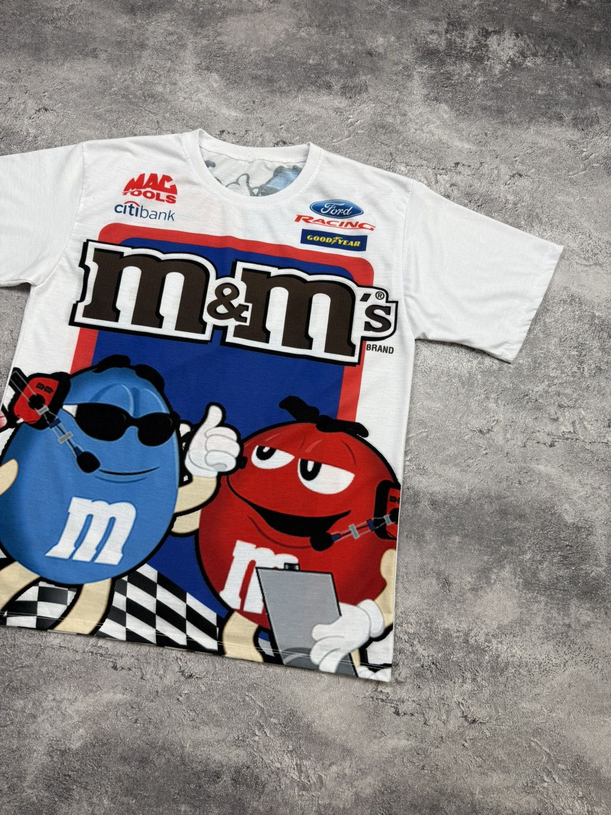 Vintage Vintage M&M’s Racing T-Shirt Y2K Streetwear Size US M / EU 48-50 / 2 - 5 Thumbnail