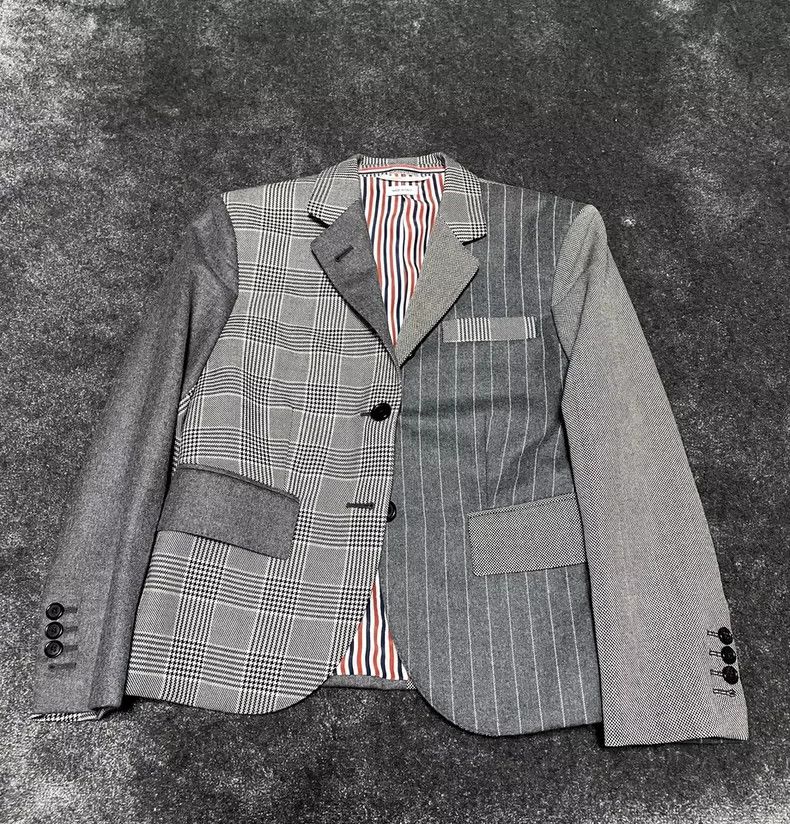 Thom Browne Thom Browne Flannel patchwork suit Size M / US 6-8 / IT 42-44 - 1 Thumbnail