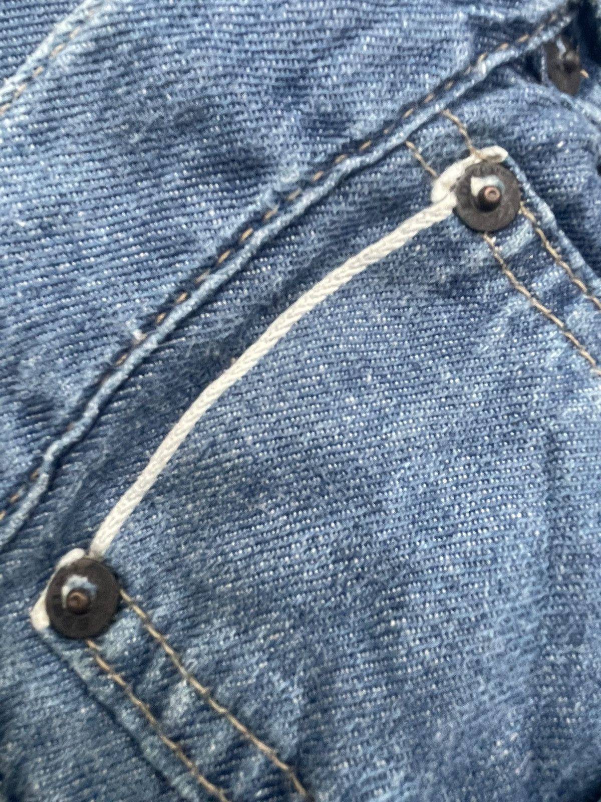 Edwin Vintage 90’s Edwin 505SS9 Grand Blue Selvedge Jeans Size US 33 - 21 Thumbnail