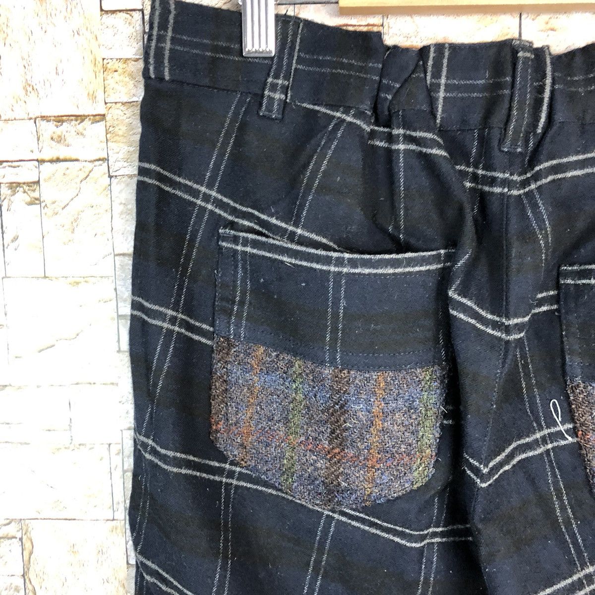 Harris Tweed Harris Tweed Dark Blue Checkred Pants #A358 Size US 30 / EU 46 - 16 Thumbnail