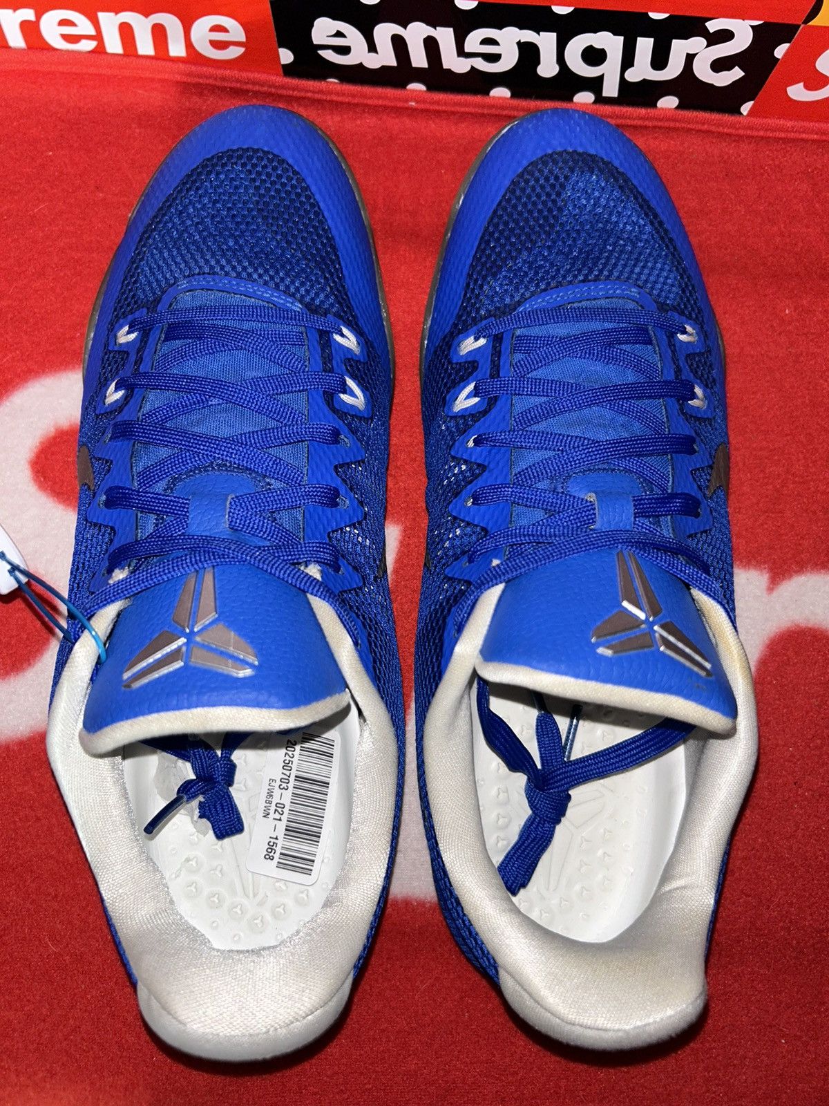 Nike Nike Kobe 11 Team Bank Game Royal 856485-441 size 12 Size US 12 / EU 45 - 4 Thumbnail