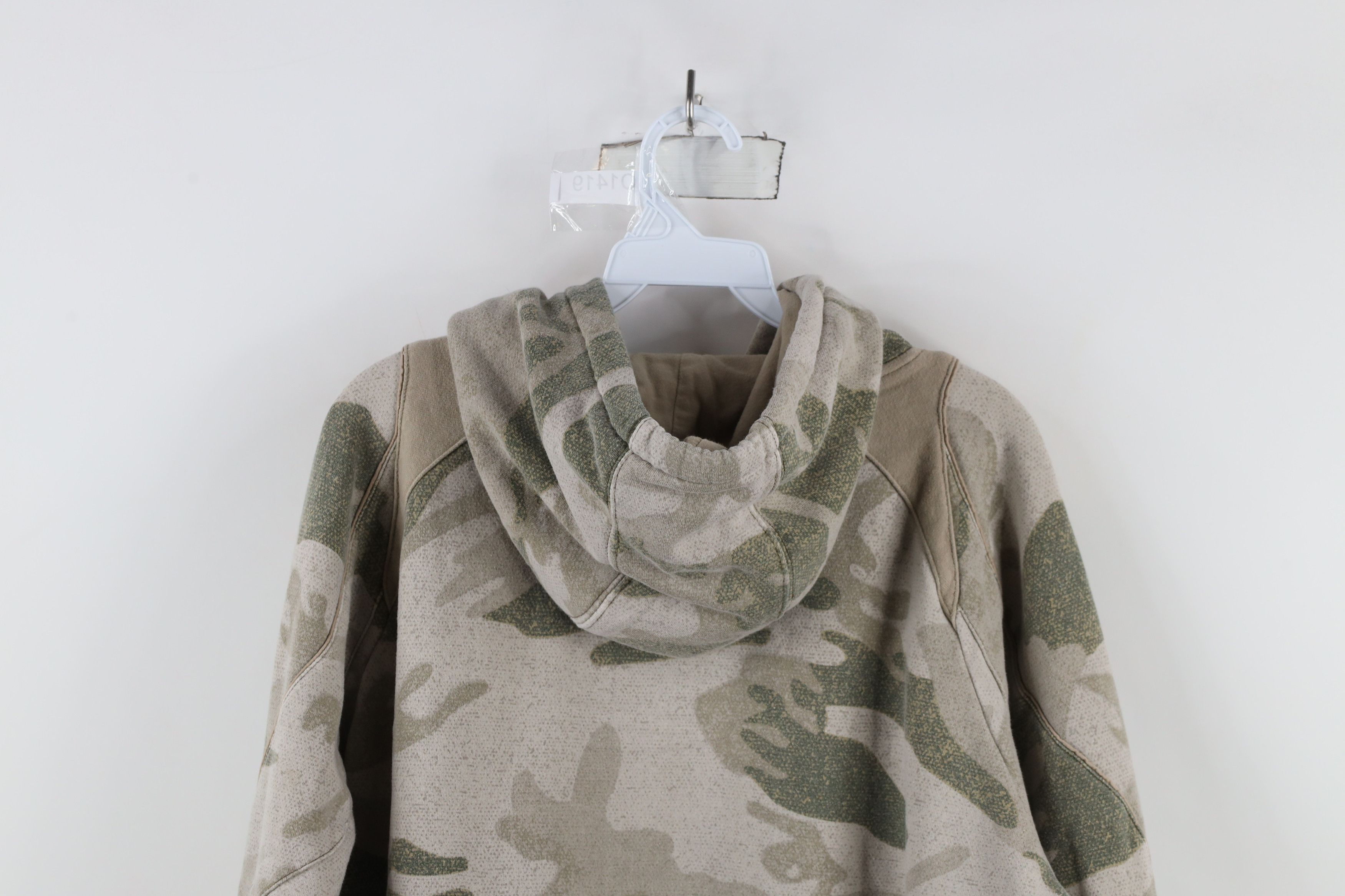 Cabelas × Vintage Vintage Y2K Cabelas Spell Out Camouflage Hoodie Sweatshirt Size XL / US 12-14 / IT 48-50 - 13 Thumbnail