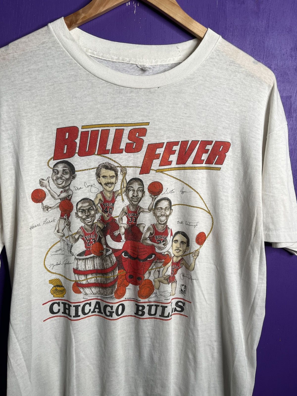 NBA × Vintage Vintage 80s Bulls fever Chicago bulls team t-shirt Size US L / EU 52-54 / 3 - 3 Thumbnail