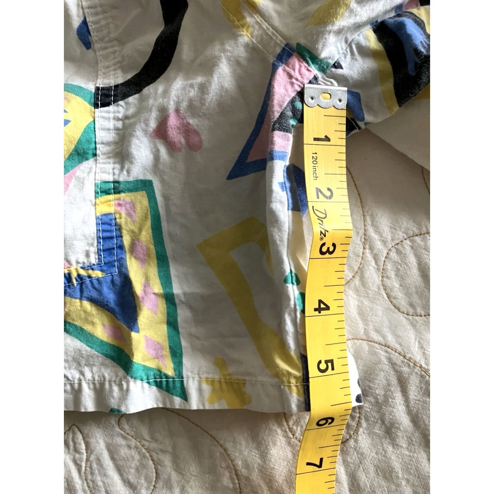 Dolce Vita Vinyl Threads La Dolce Vita Printed Graphic New Style Shorts Boxer Womens One Size Multicolor 100% Cotton Slash Pocket Easy Care Beach Spring Summer Size 42" / US 20 - 5 Thumbnail