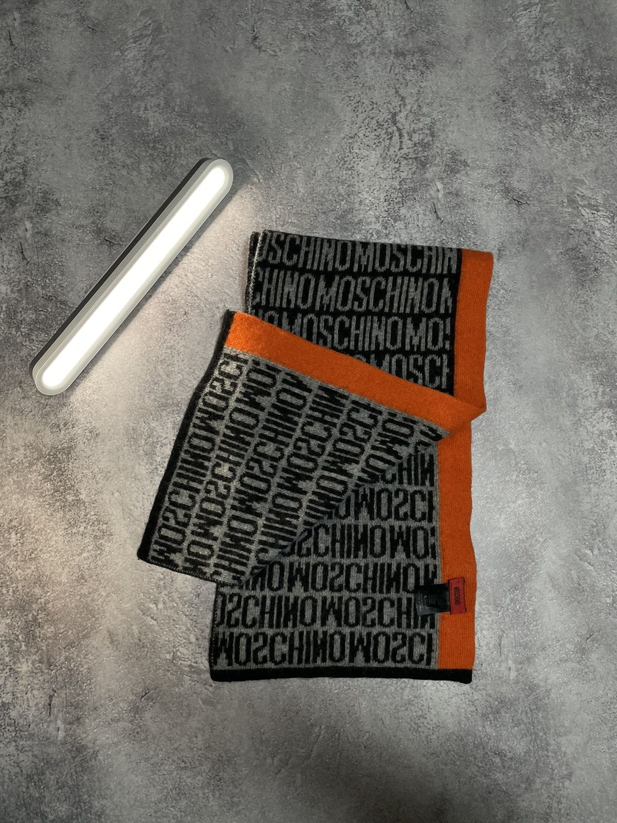 Moschino Moschino scarf wool monogram logo Size ONE SIZE - 6 Thumbnail