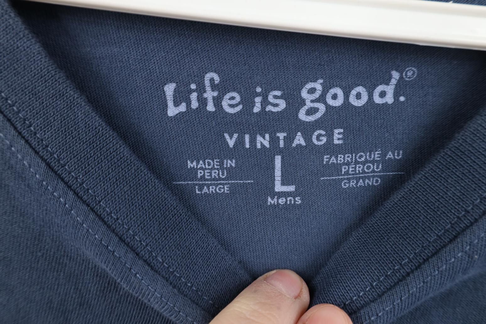 Life is Good Life Is Good Vintage Golf Golfing Short Sleeve T-Shirt Blue Size US L / EU 52-54 / 3 - 9 Thumbnail