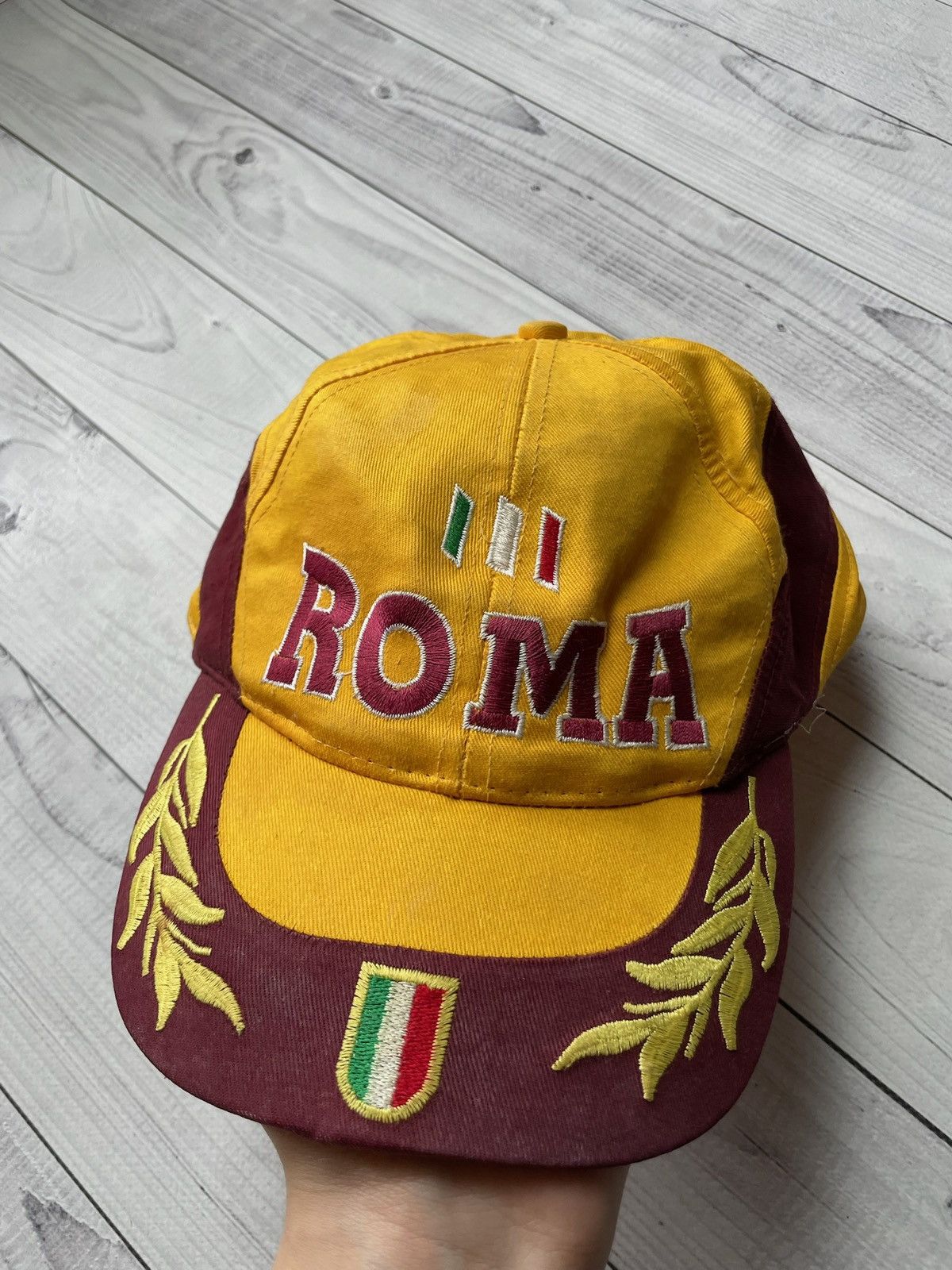 Vintage Vintage Soccer cap AS Roma big logo rare Size ONE SIZE - 1 Thumbnail