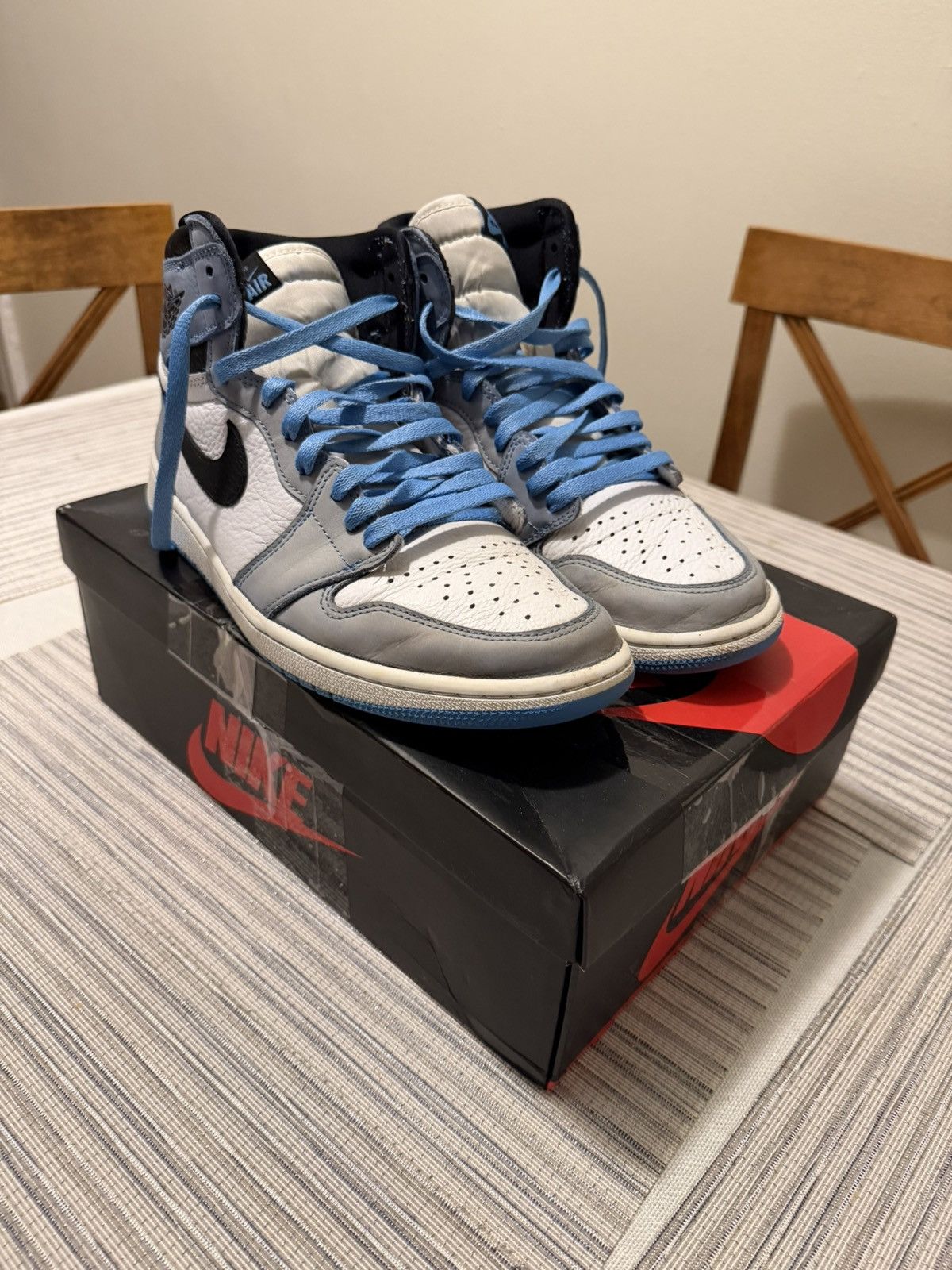 Jordan Brand Jordan 1 university blue Size US 10 / EU 43 - 1 Thumbnail