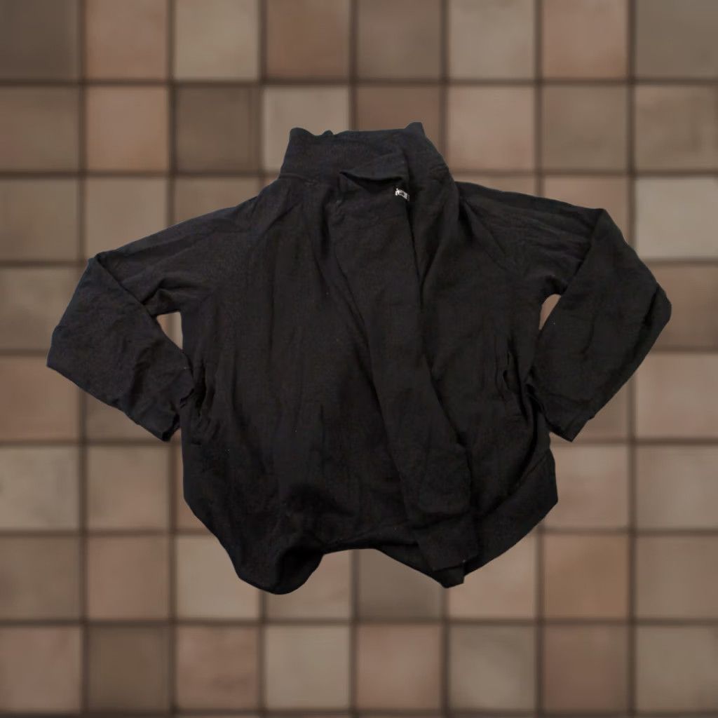 Allsaints Allsaints Sweater Women 8 Black Wrap Callie Jersey Jacket Cardigan Casual Preppy Size M / US 6-8 / IT 42-44 - 1 Thumbnail