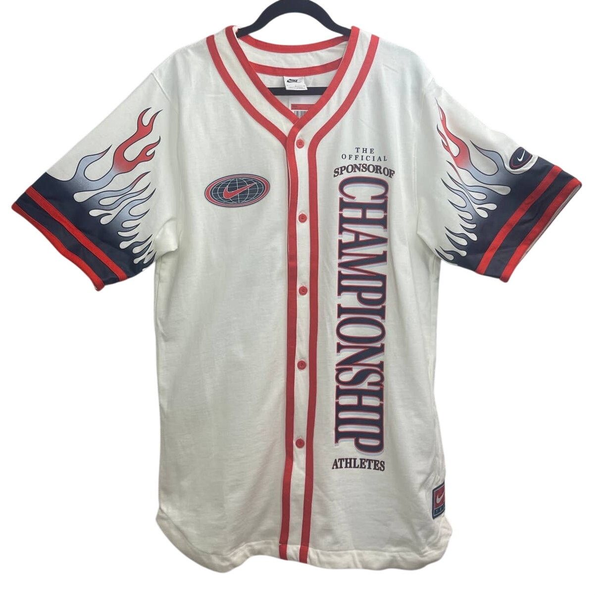 Nike Nike Americana Championship Baseball Jersey Mens Large Size US L / EU 52-54 / 3 - 3 Thumbnail