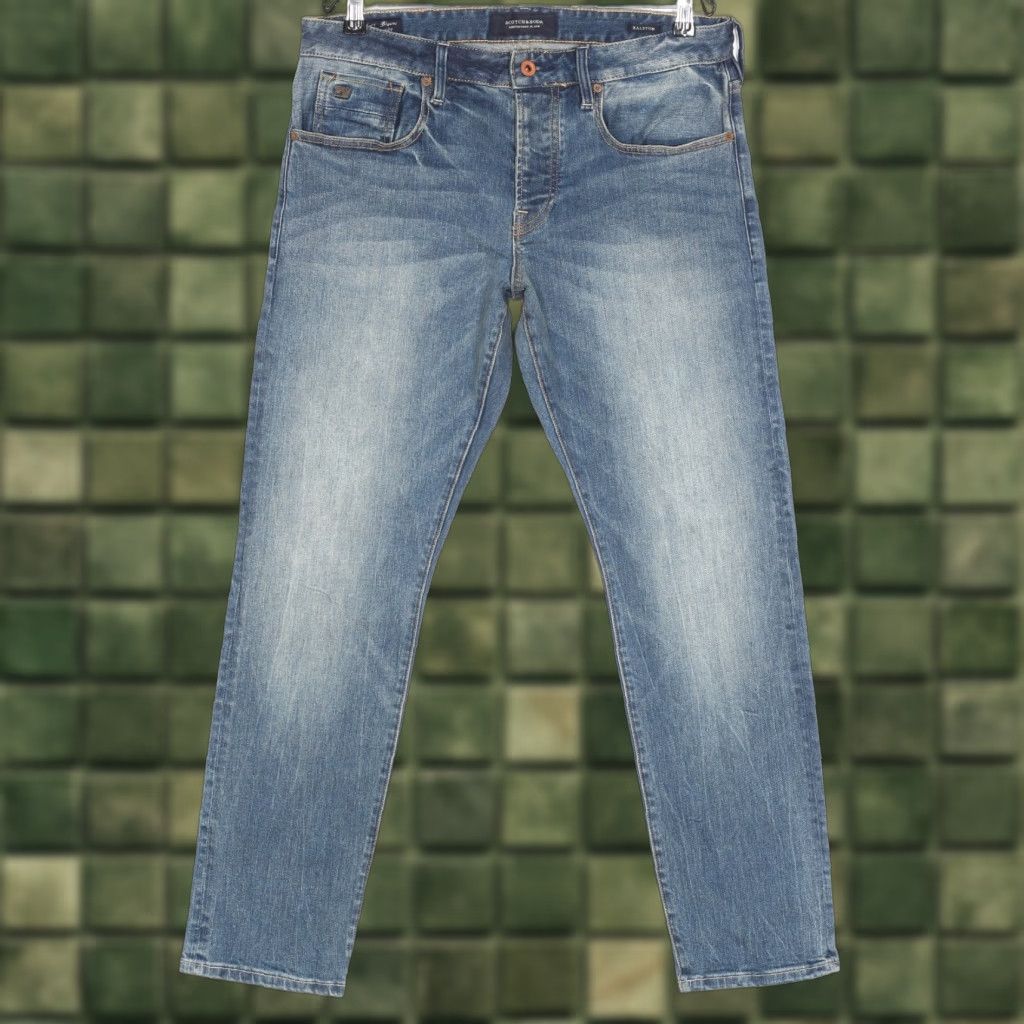 Scotch & Soda SCOTCH & SODA RALSTON Jeans Men Slim Tapered Stretch W32 L30 5-Pocket Blue DZ7547 Size US 32 / EU 48 - 1 Thumbnail