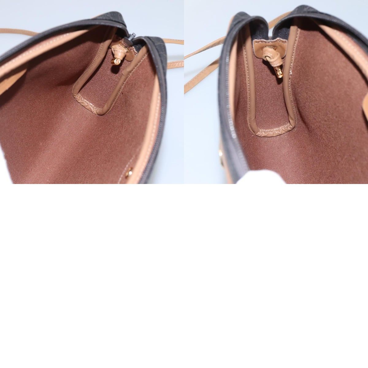 Dior DIOR Honeycomb Canvas Shoulder Bag Black Gold Size ONE SIZE - 12 Thumbnail