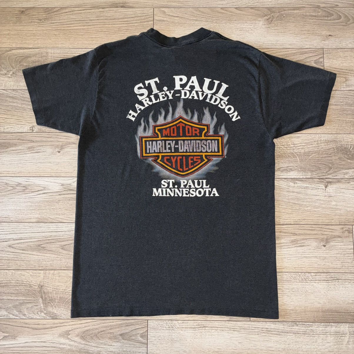 Harley Davidson Harley Davidson 3D emblem flames st. paul minnesota Size US L / EU 52-54 / 3 - 1 Thumbnail