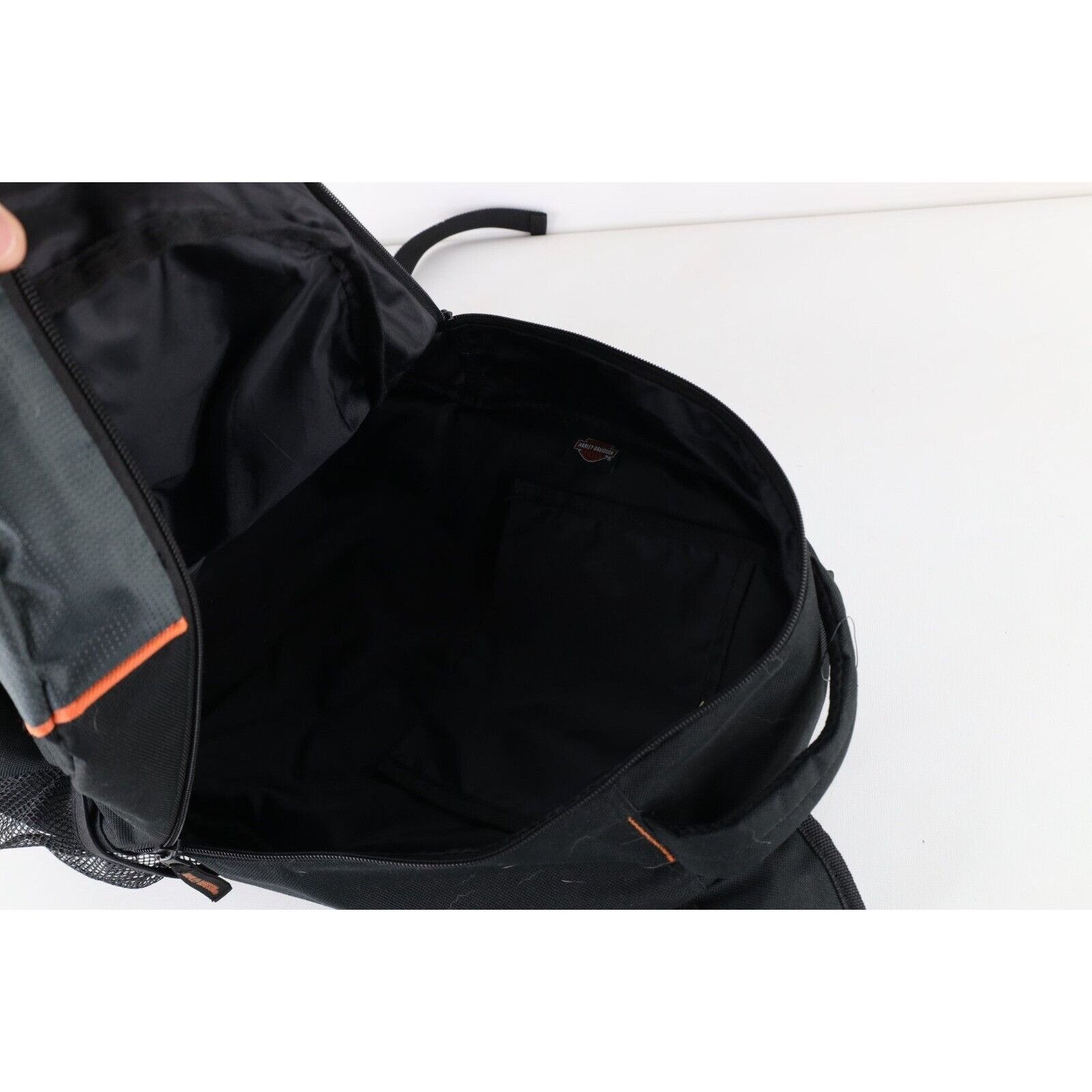 Harley Davidson × Vintage Vintage 90s Harley Davidson Motorcycles Backpack Size ONE SIZE - 9 Thumbnail