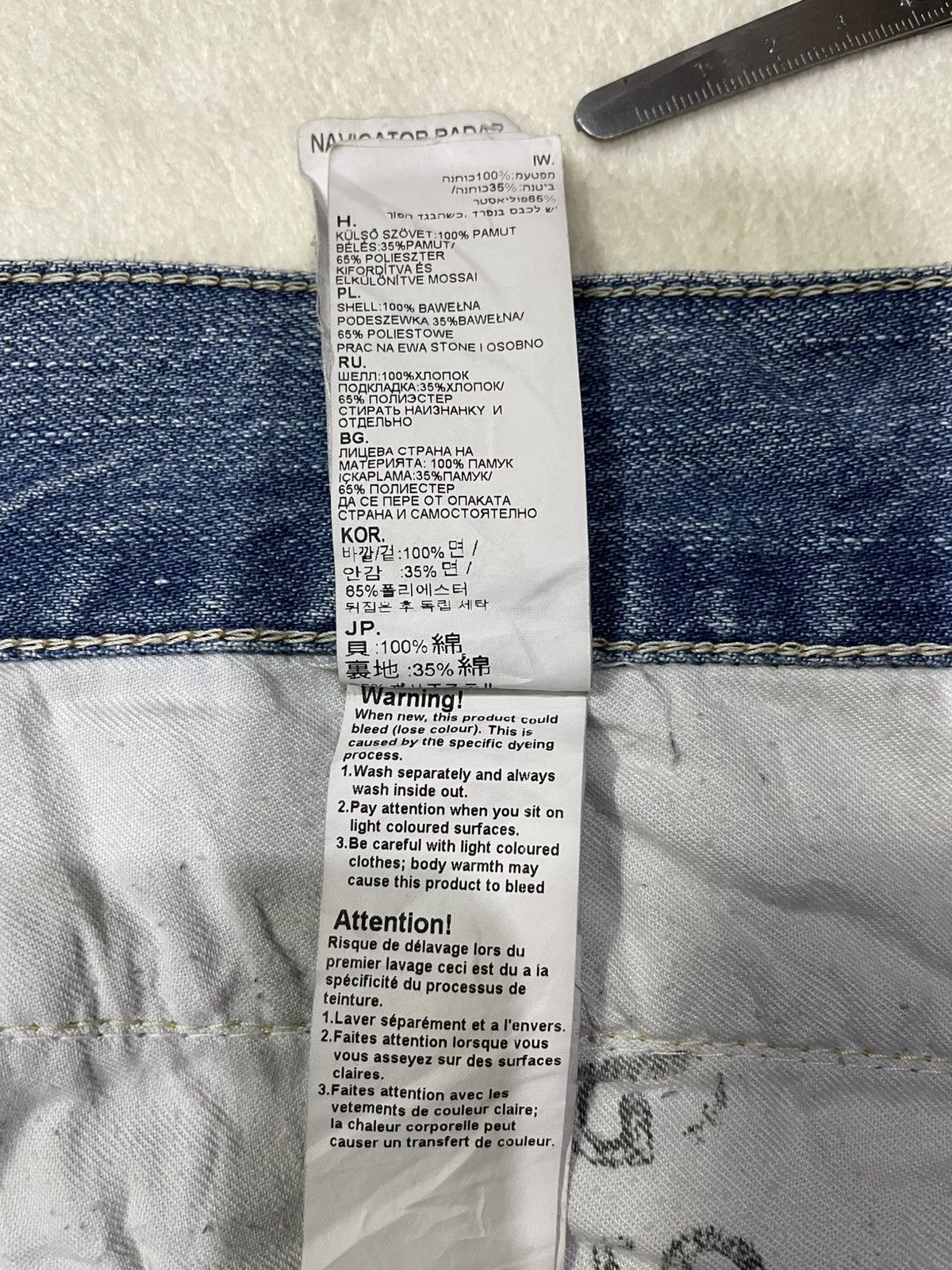 G-Star Vintage G-STAR RAW Skinny Mudwash Distress Ripped Denim Jean Size US 35 - 14 Thumbnail