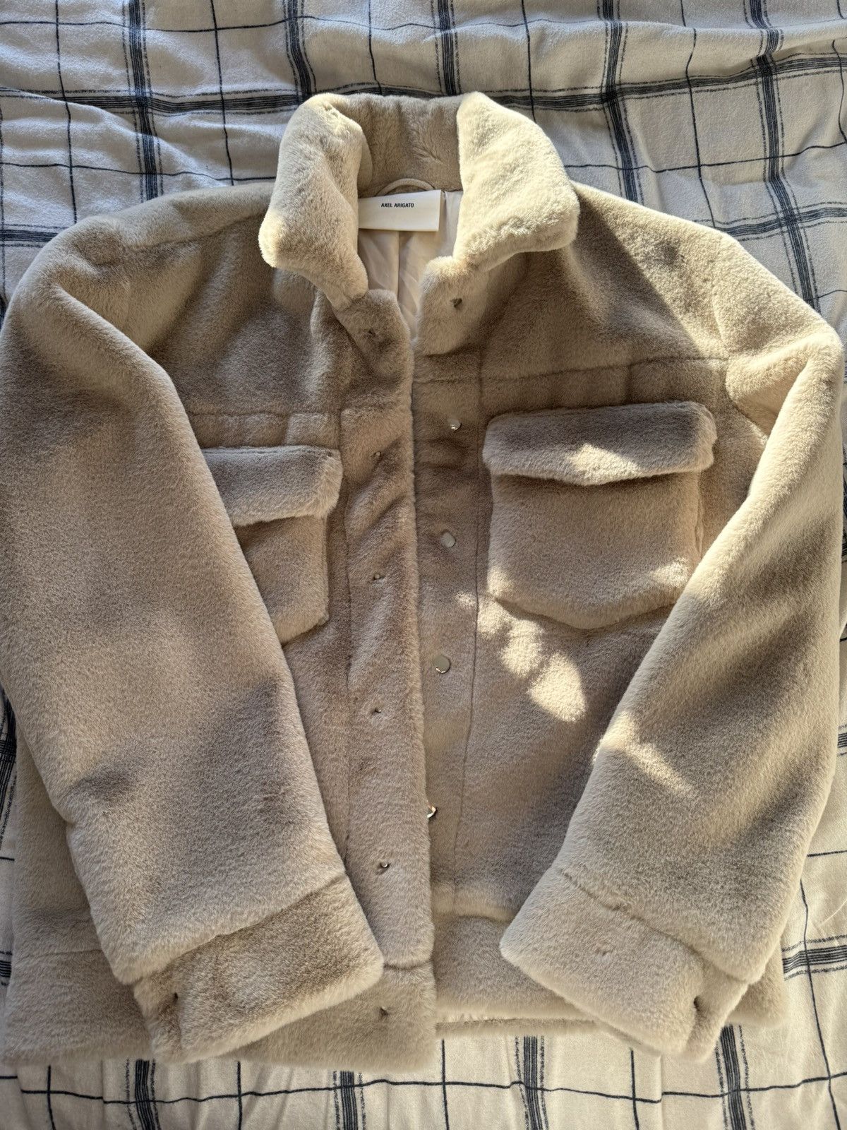 Axel Arigato Axel Arigato Faux Fur Bomber/Trucker Jacket Size US M / EU 48-50 / 2 - 1 Thumbnail