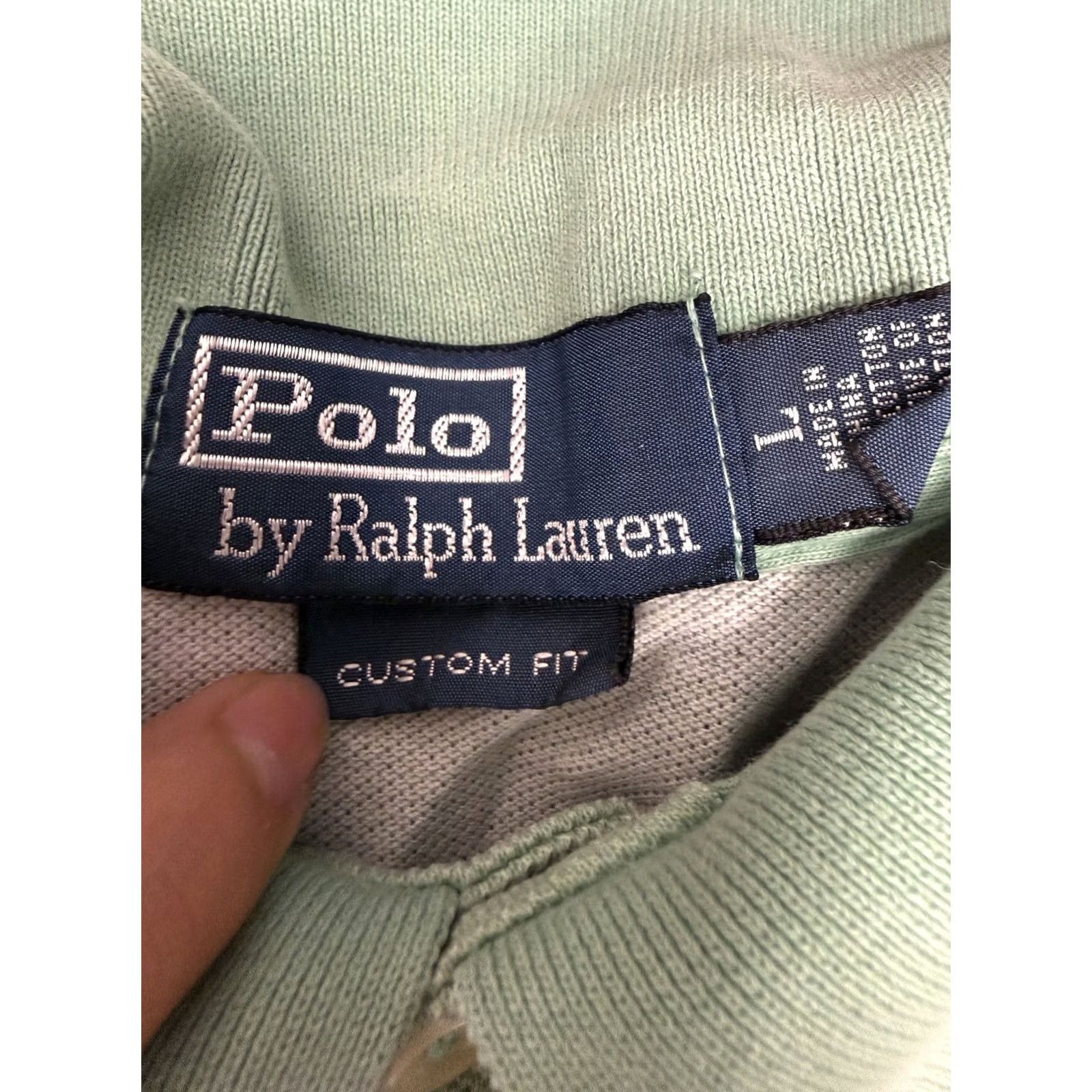 Polo Ralph Lauren Polo by Ralph Lauren Polo Shirt Mens Large Green Striped Custom Fit Size US L / EU 52-54 / 3 - 5 Thumbnail