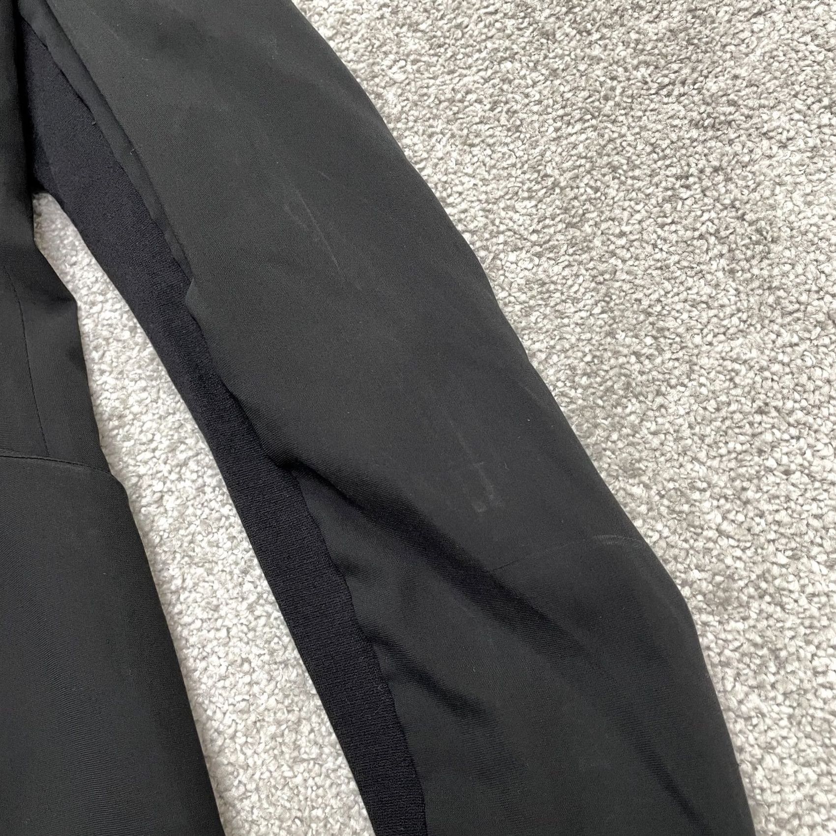 Bcbgmaxazria BCBGmaxazria Blazer Suit Jacket Womens Small Black Knotted Back Padded Shoulders Size S / US 4 / IT 40 - 3 Thumbnail