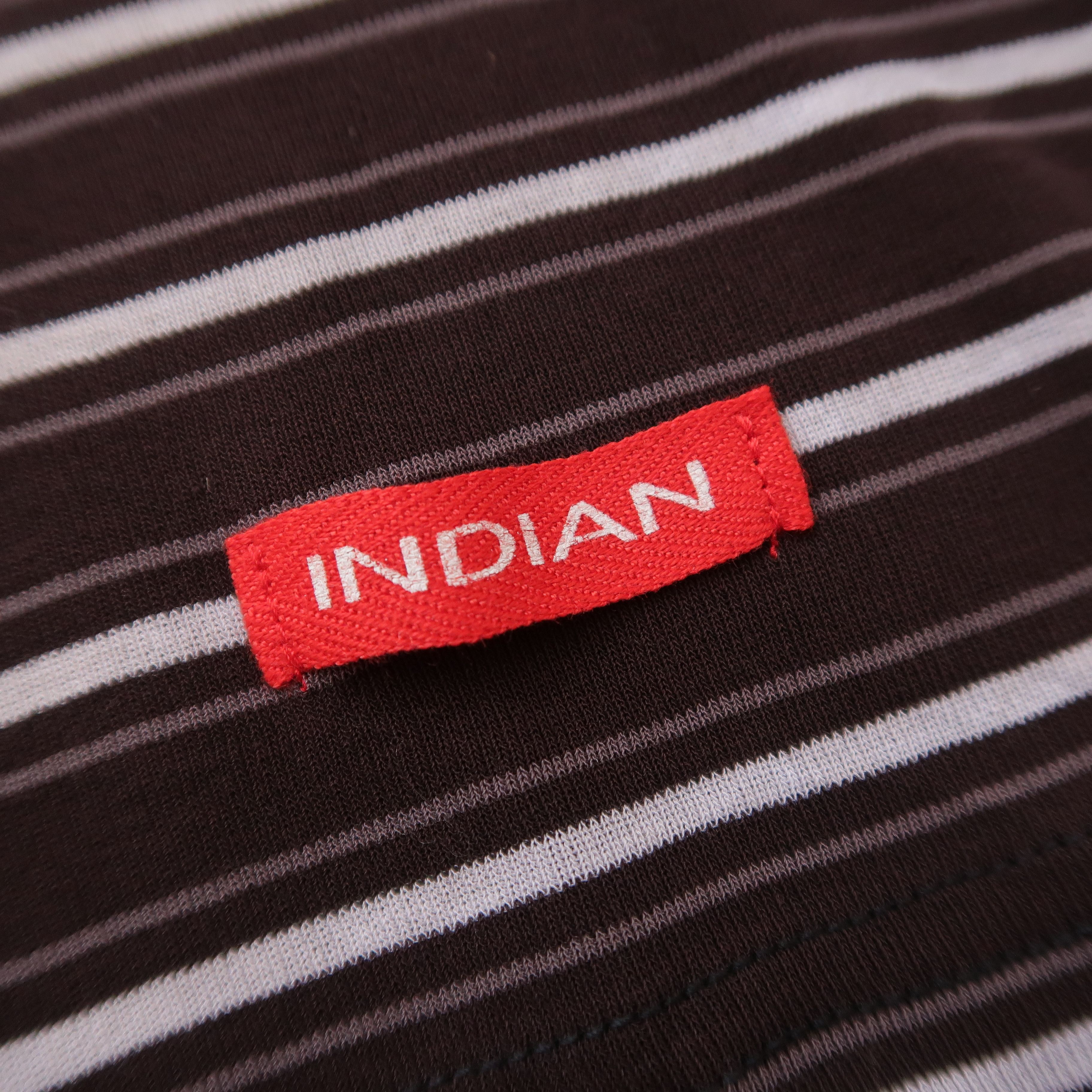Japanese Brand 2000s Indian Motorcycle Big Logo Studded Design Size US XS / EU 42 / 0 - 9 Thumbnail