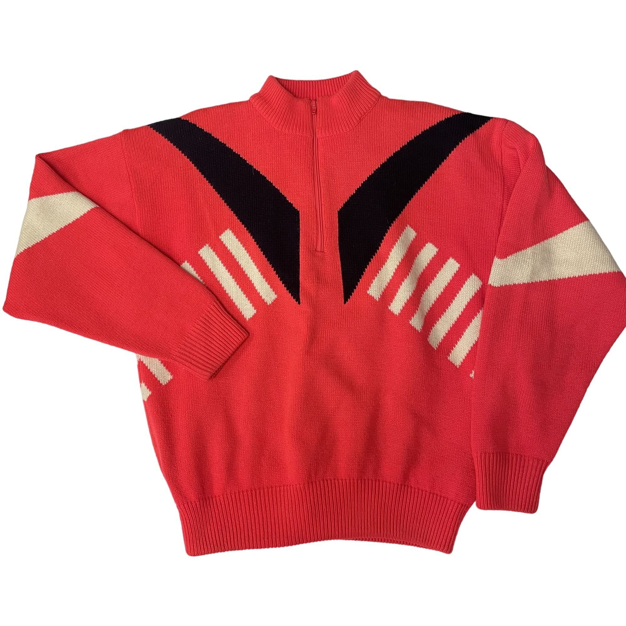 Obermeyer Vtg Obermeyer Sport Pullover SKYING NEON pink orange Sweater Size US L / EU 52-54 / 3 - 1 Thumbnail