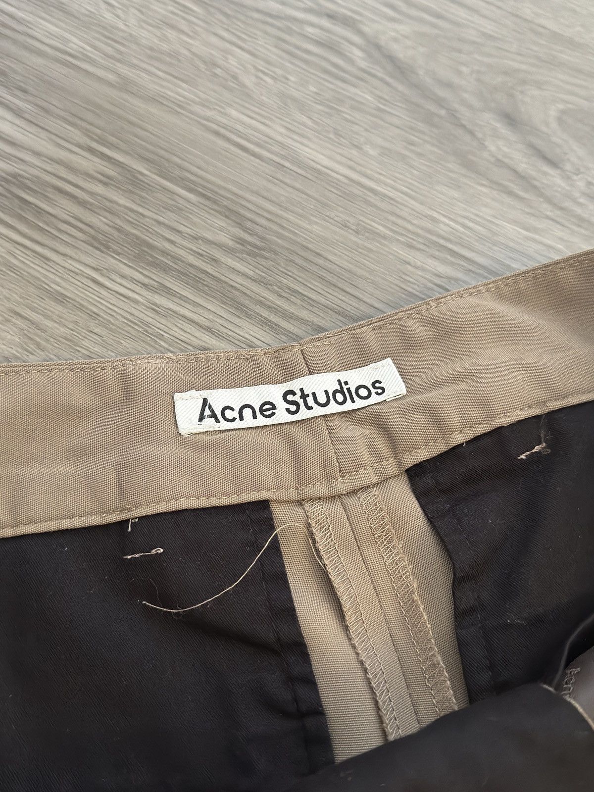 Acne Studios Acne Studios Khaki Trousers Size US 32 / EU 48 - 2 Thumbnail