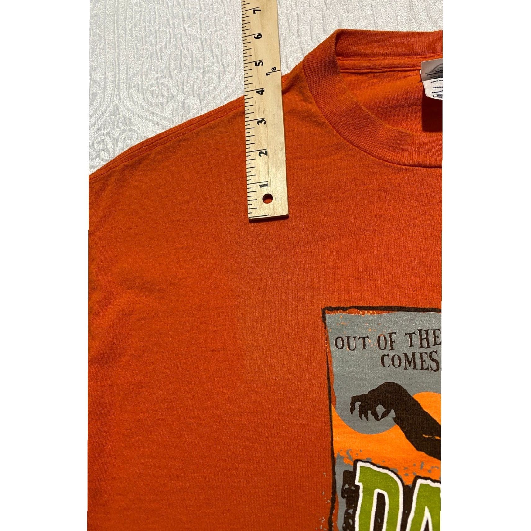 Vintage Delta Pro Weight T Shirt Orange Mens XL Adult Graphic Tee Size US XL / EU 56 / 4 - 3 Thumbnail