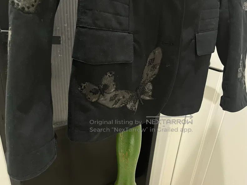 Valentino Valentino Heavy industry embroidered butterfly blazer Size M / US 6-8 / IT 42-44 - 4 Thumbnail