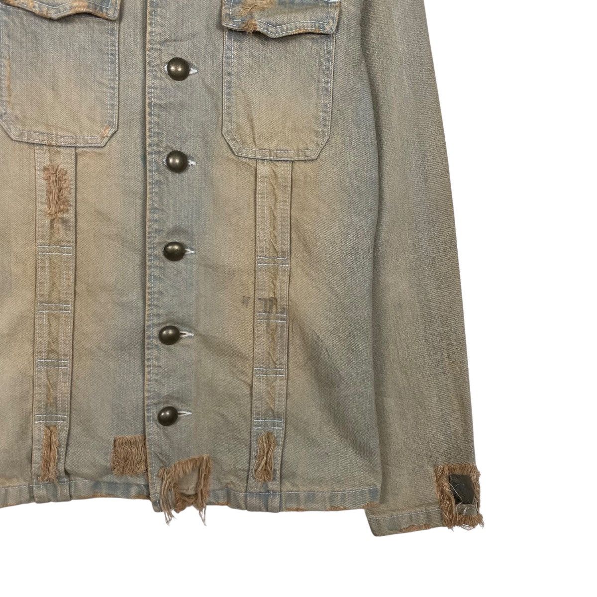 PPFM PPFM ditressed design denim jacket Size US M / EU 48-50 / 2 - 4 Thumbnail